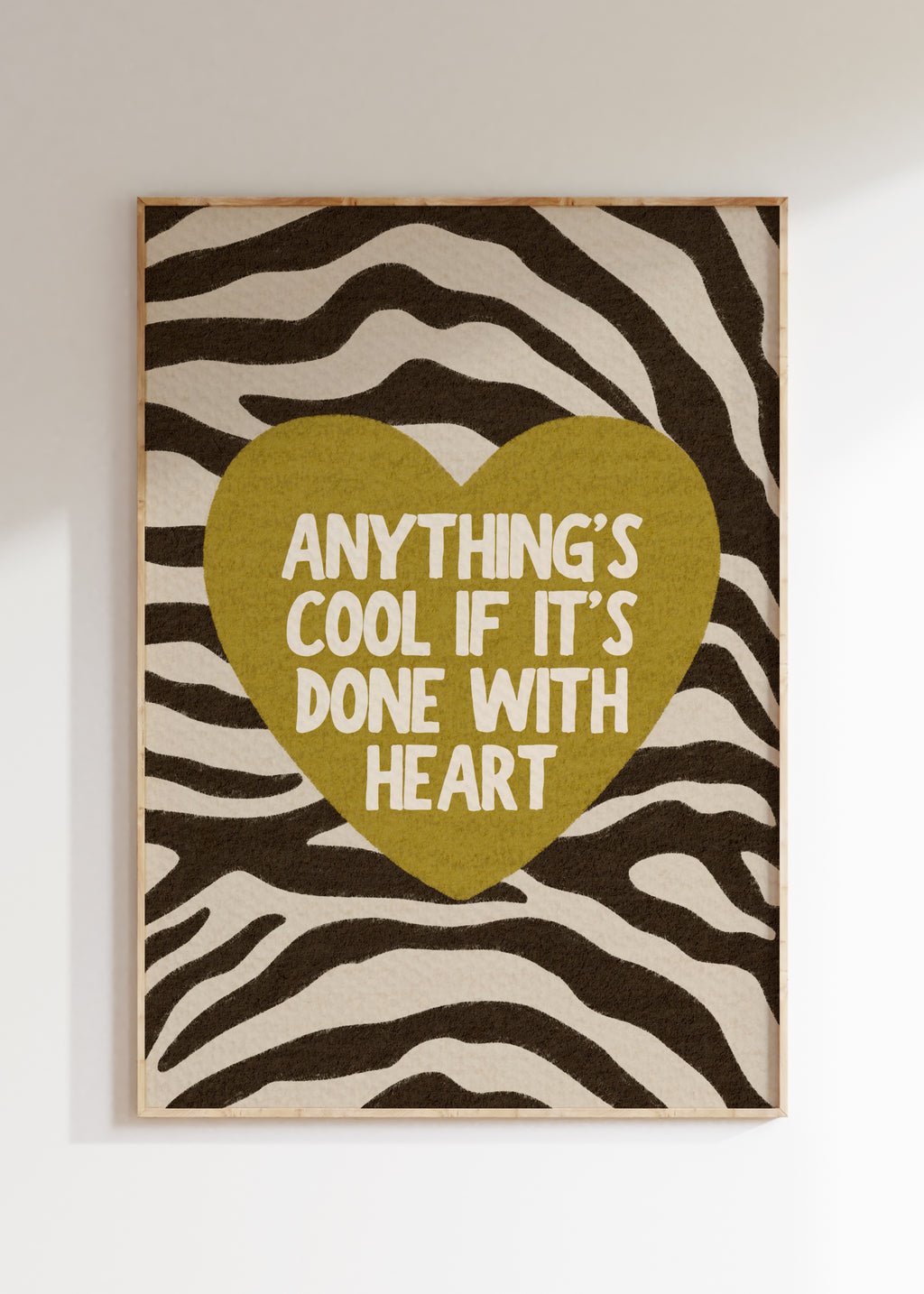 Done With Heart Art Print