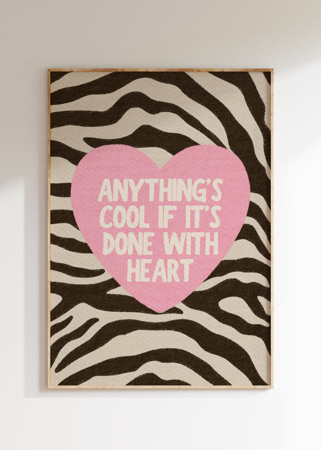 Done With Heart Art Print