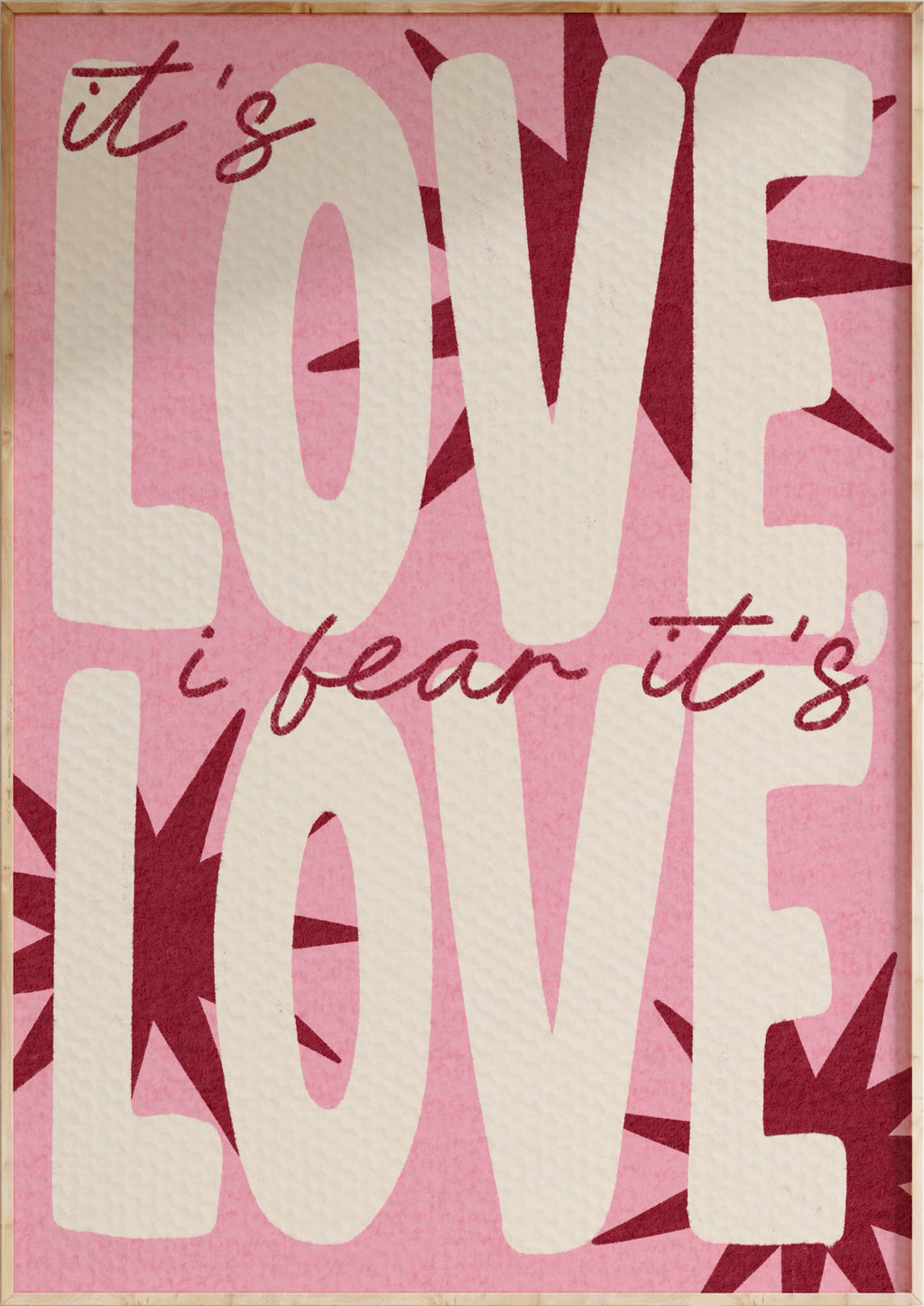 It's Love Art Print