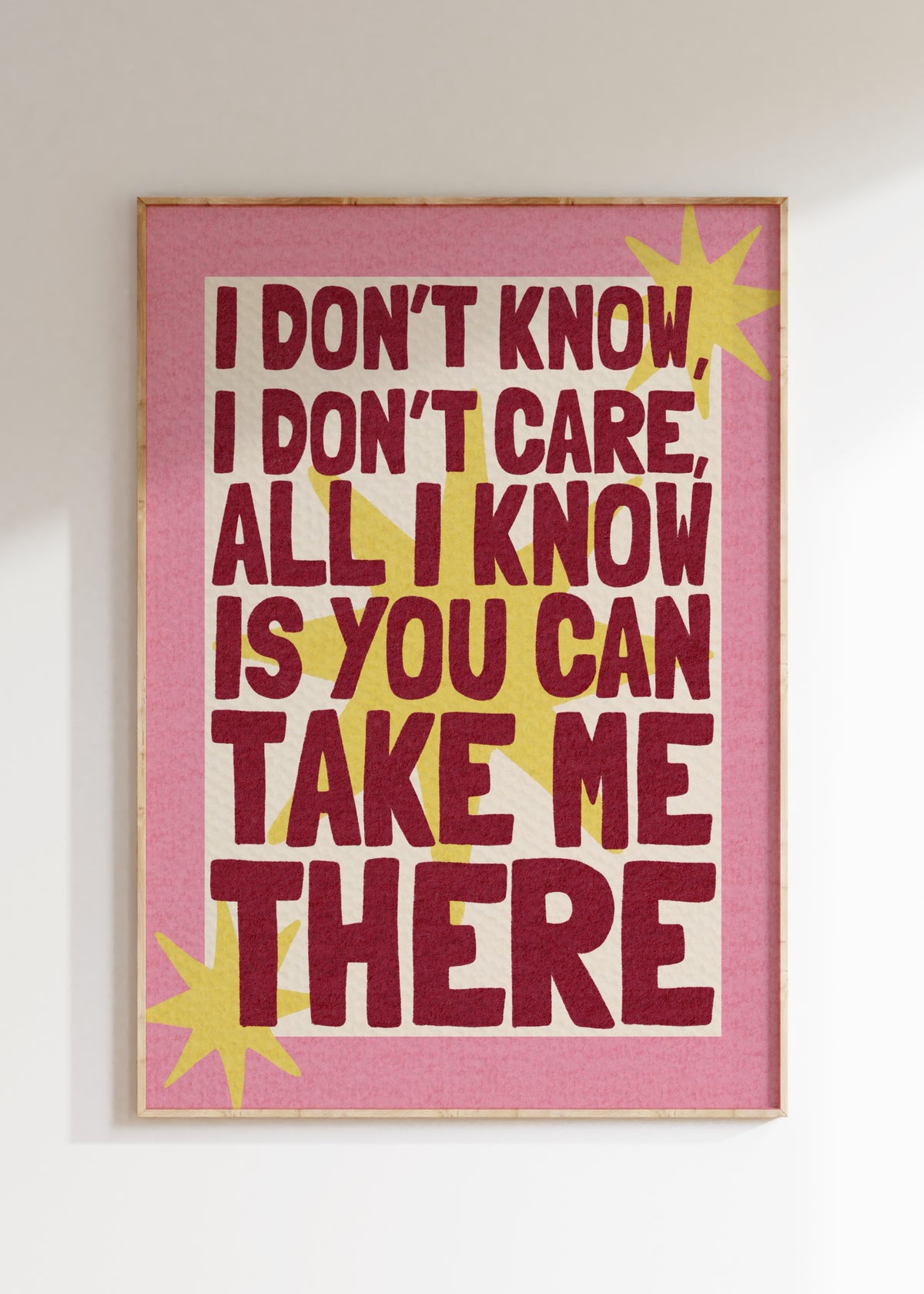Take Me There Art Print