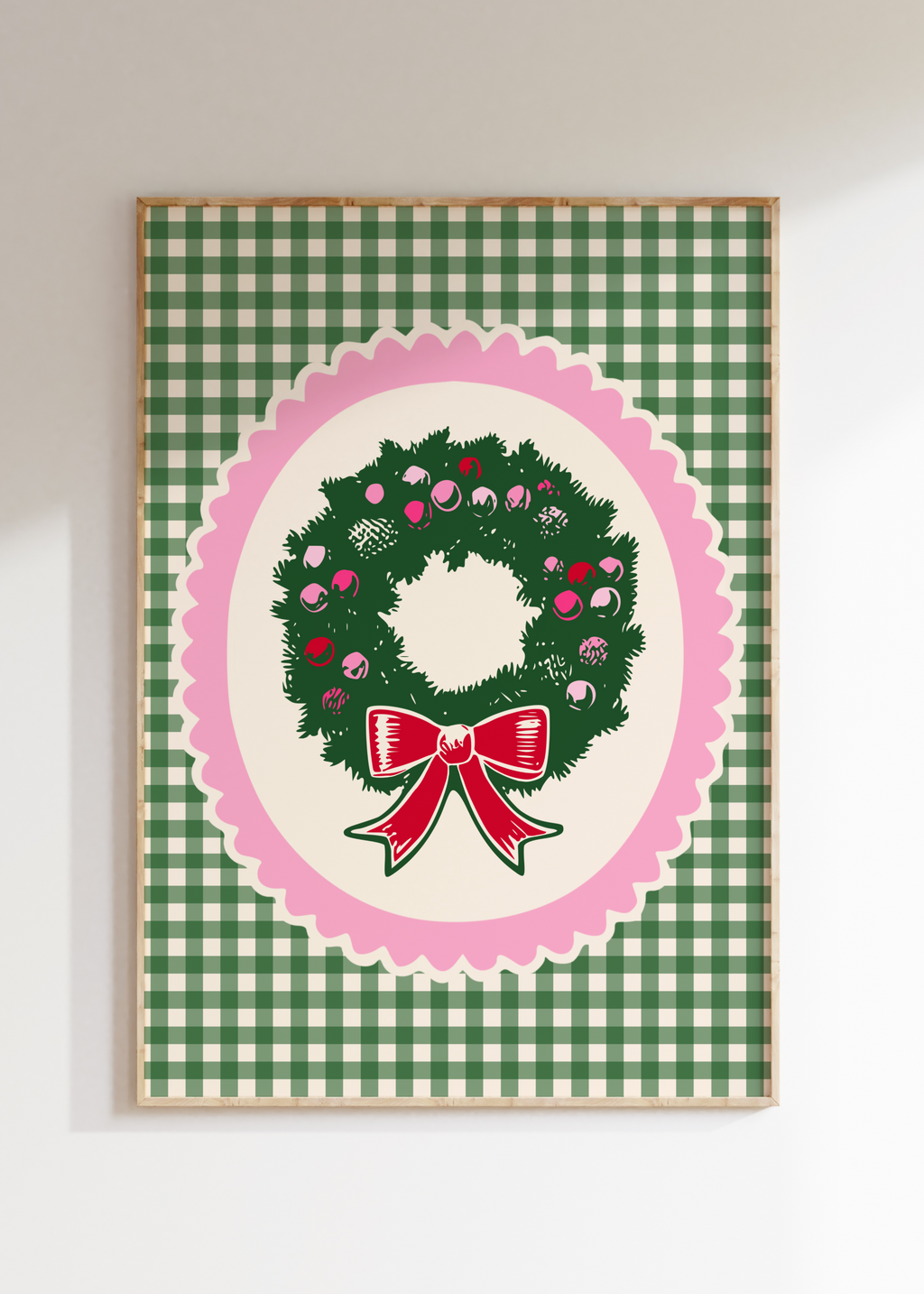 Christmas Wreath Art Print