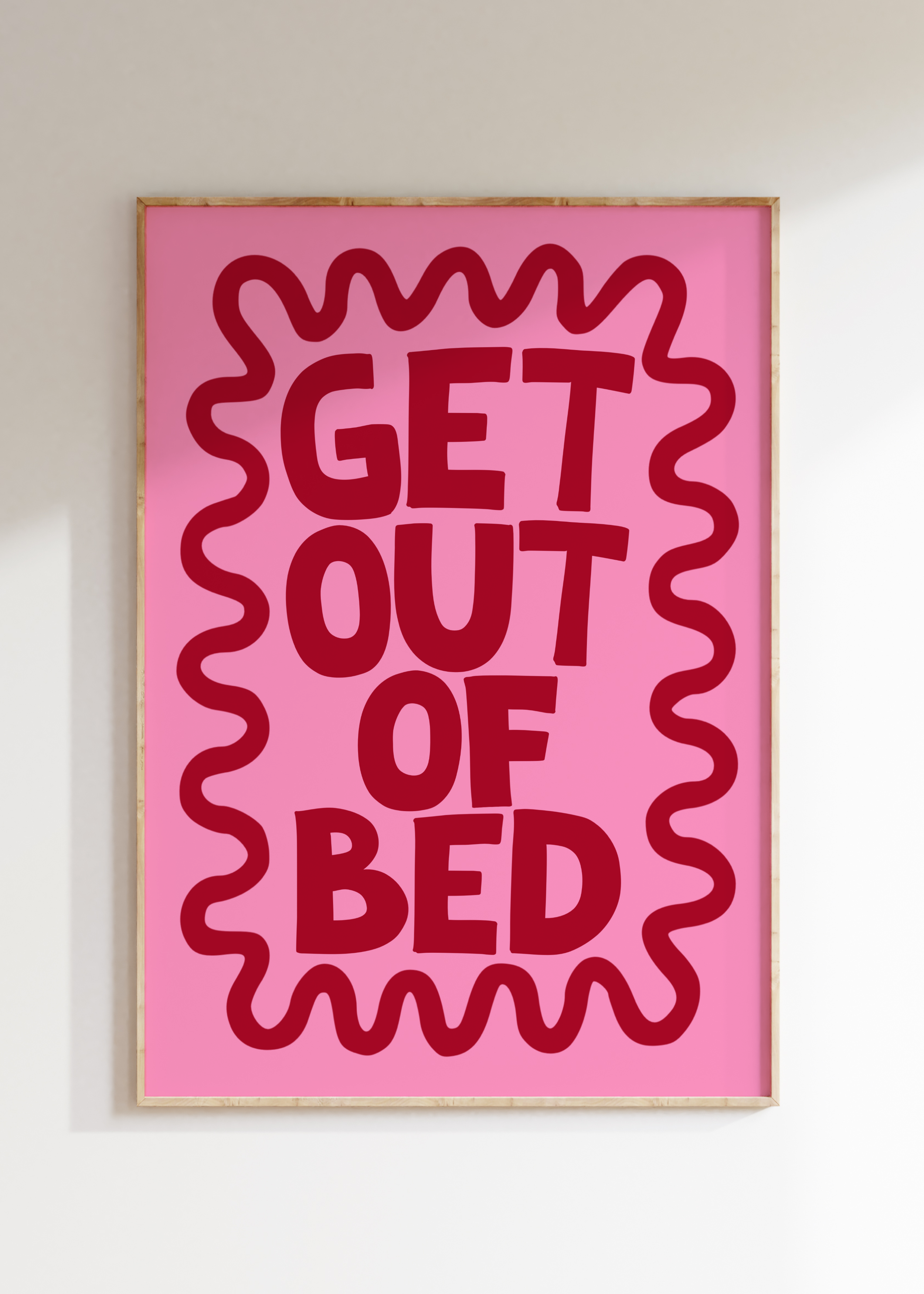 Get Out Of Bed Art Print