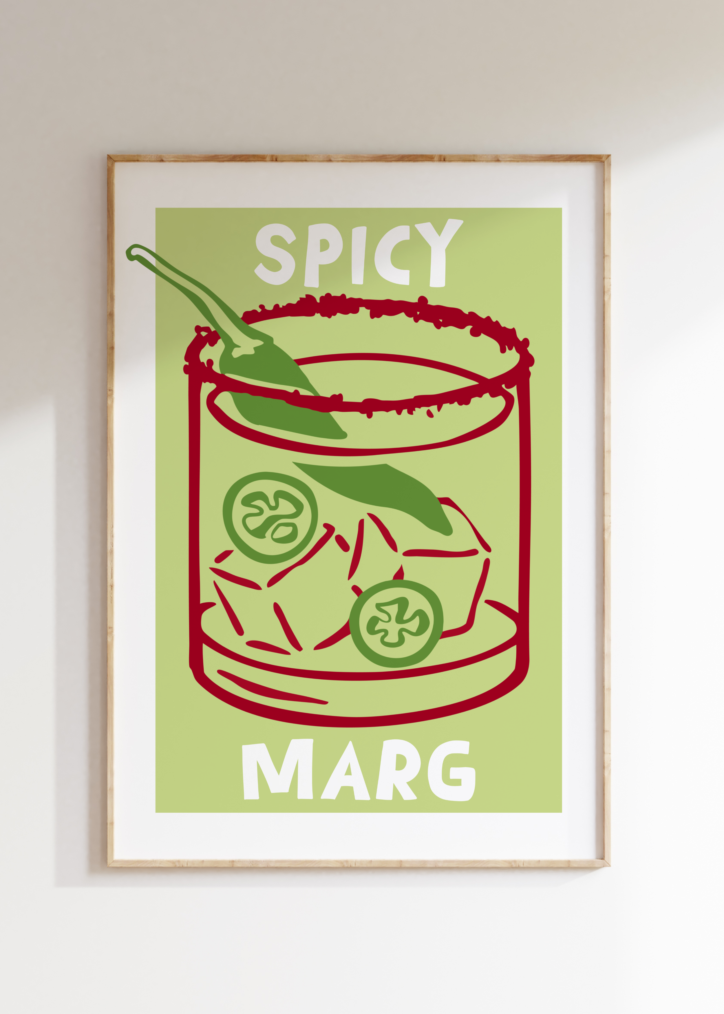Spicy Marg Art Print