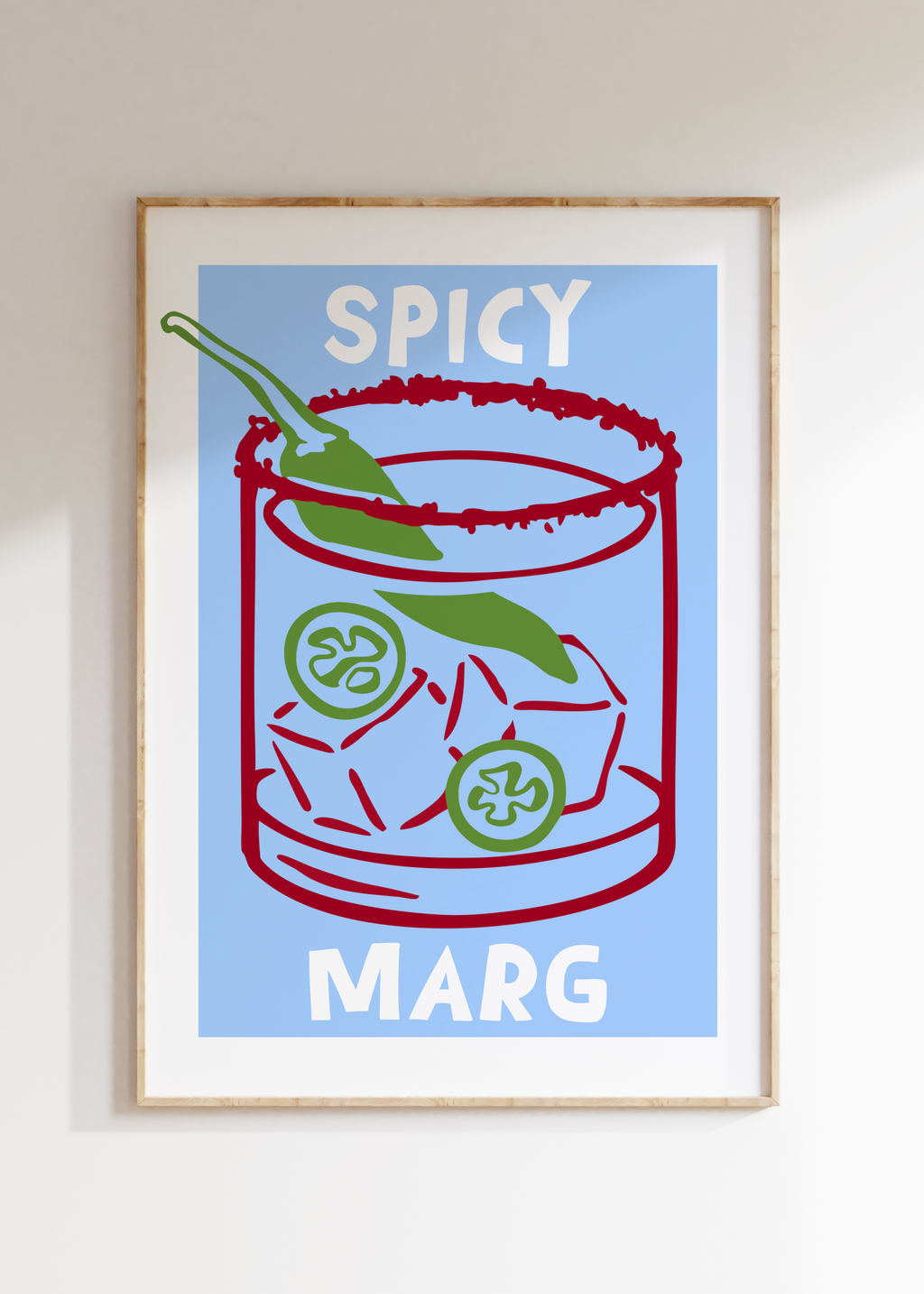 Spicy Marg Art Print