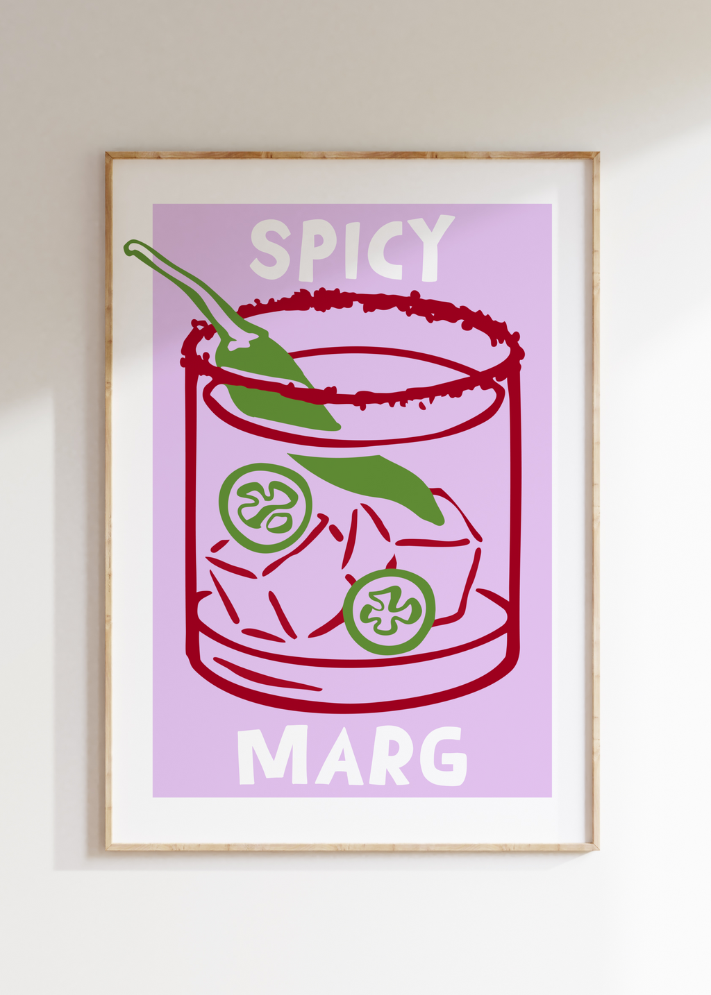 Spicy Marg Art Print