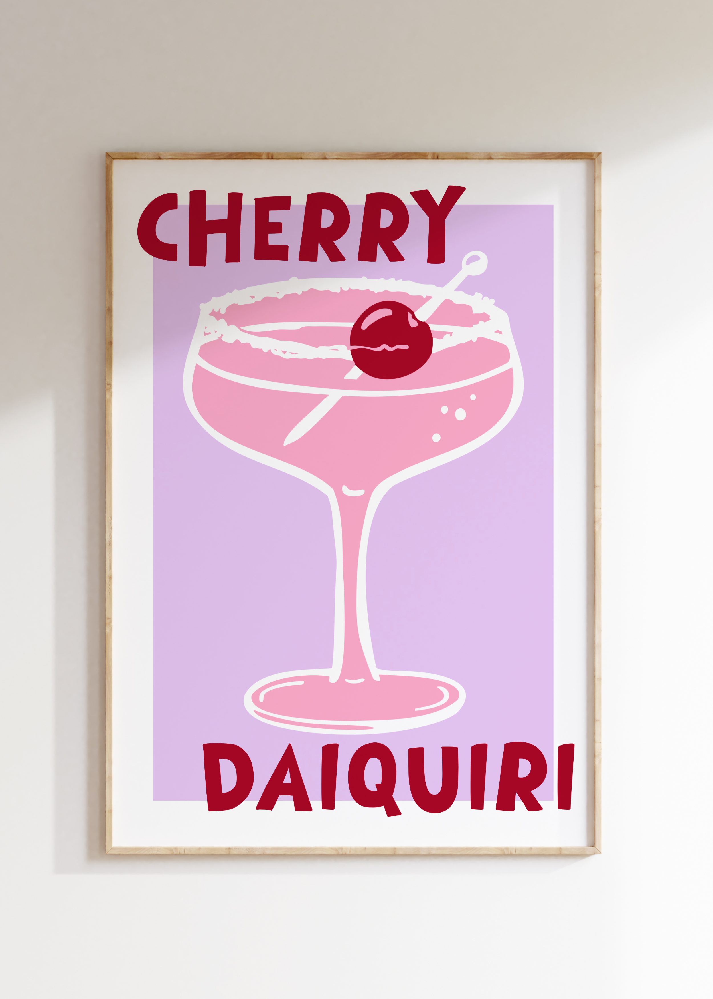 Cherry Daquiri Art Print