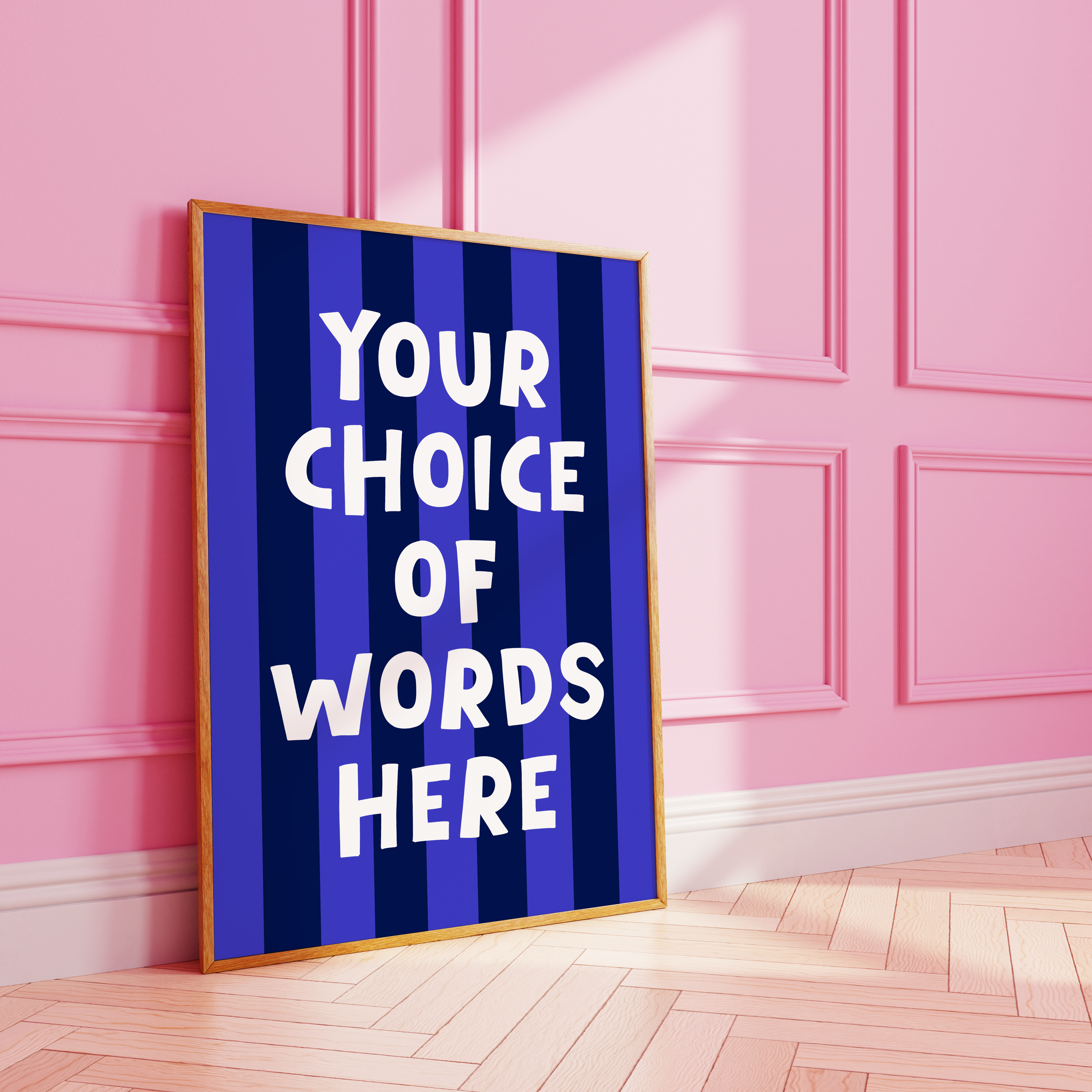 Striped Custom Art Print