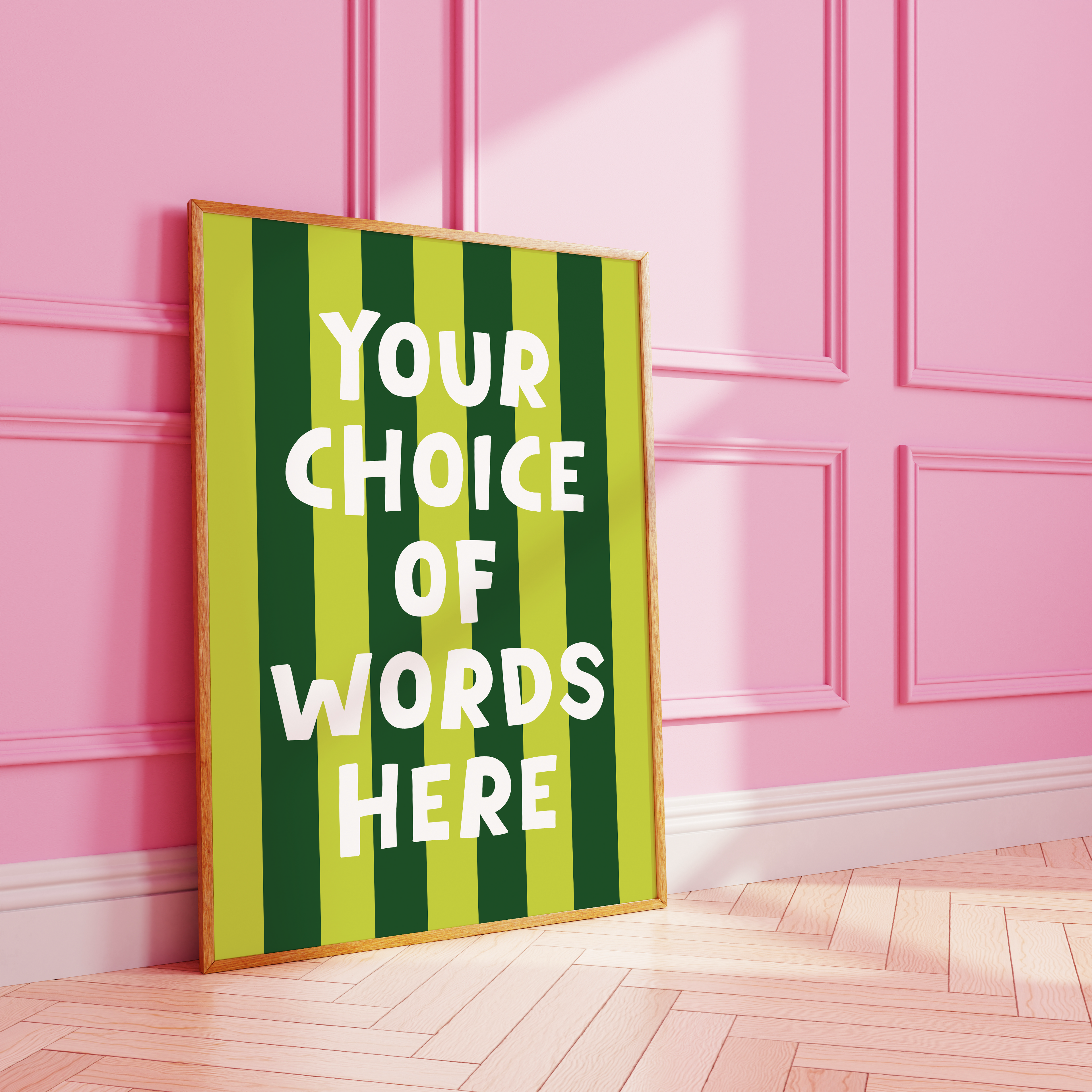 Striped Custom Art Print