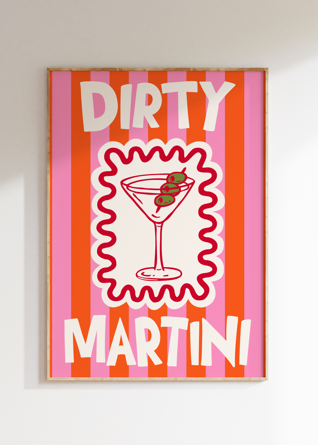 Dirty Martini Art Print