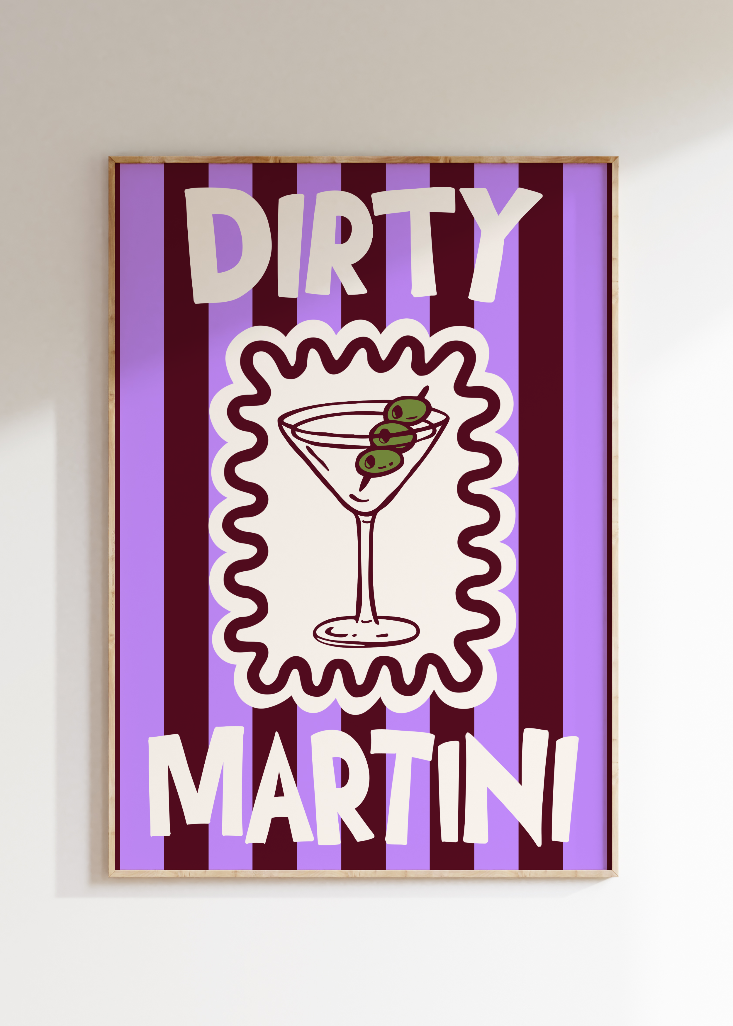 Dirty Martini Art Print