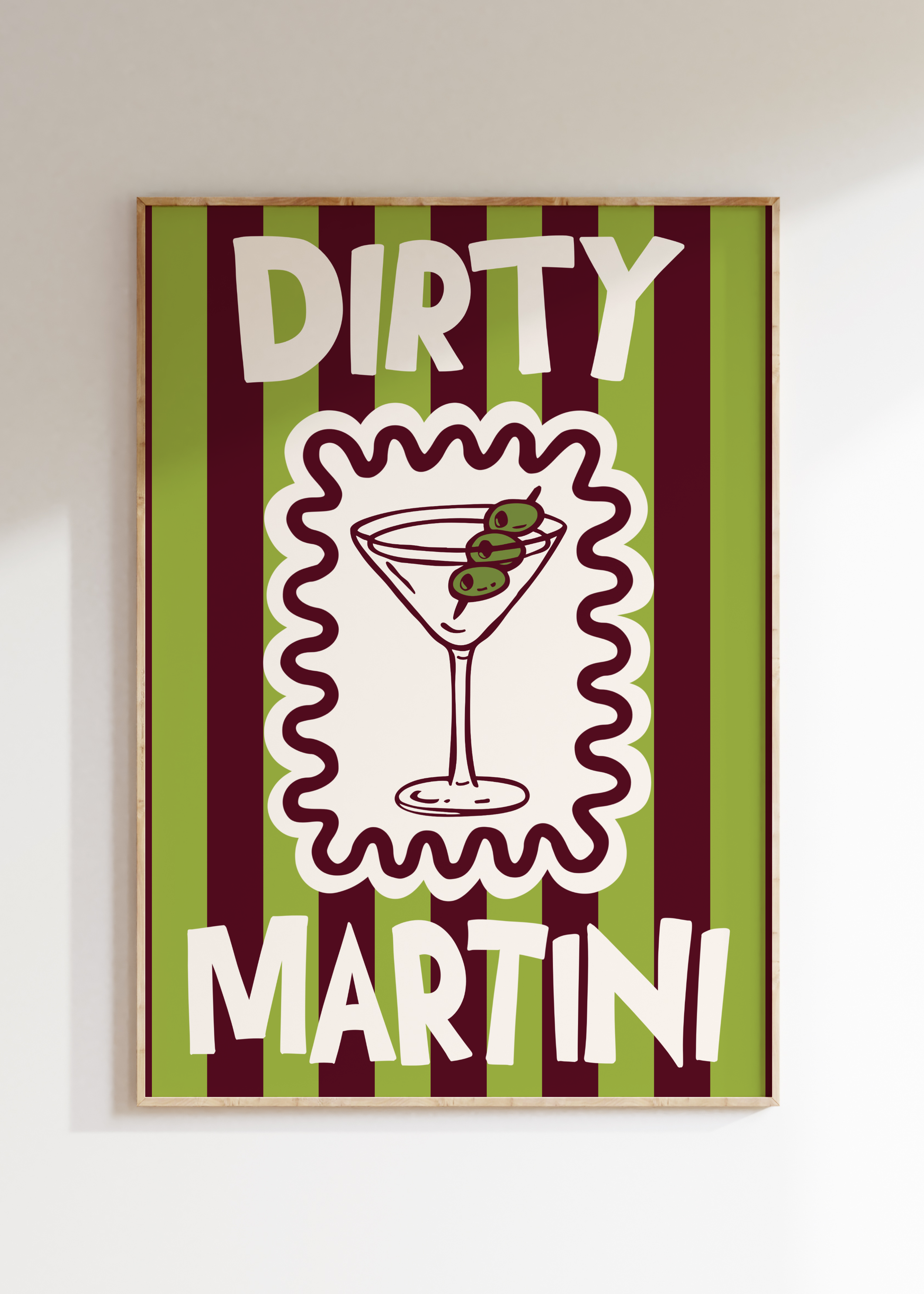Dirty Martini Art Print