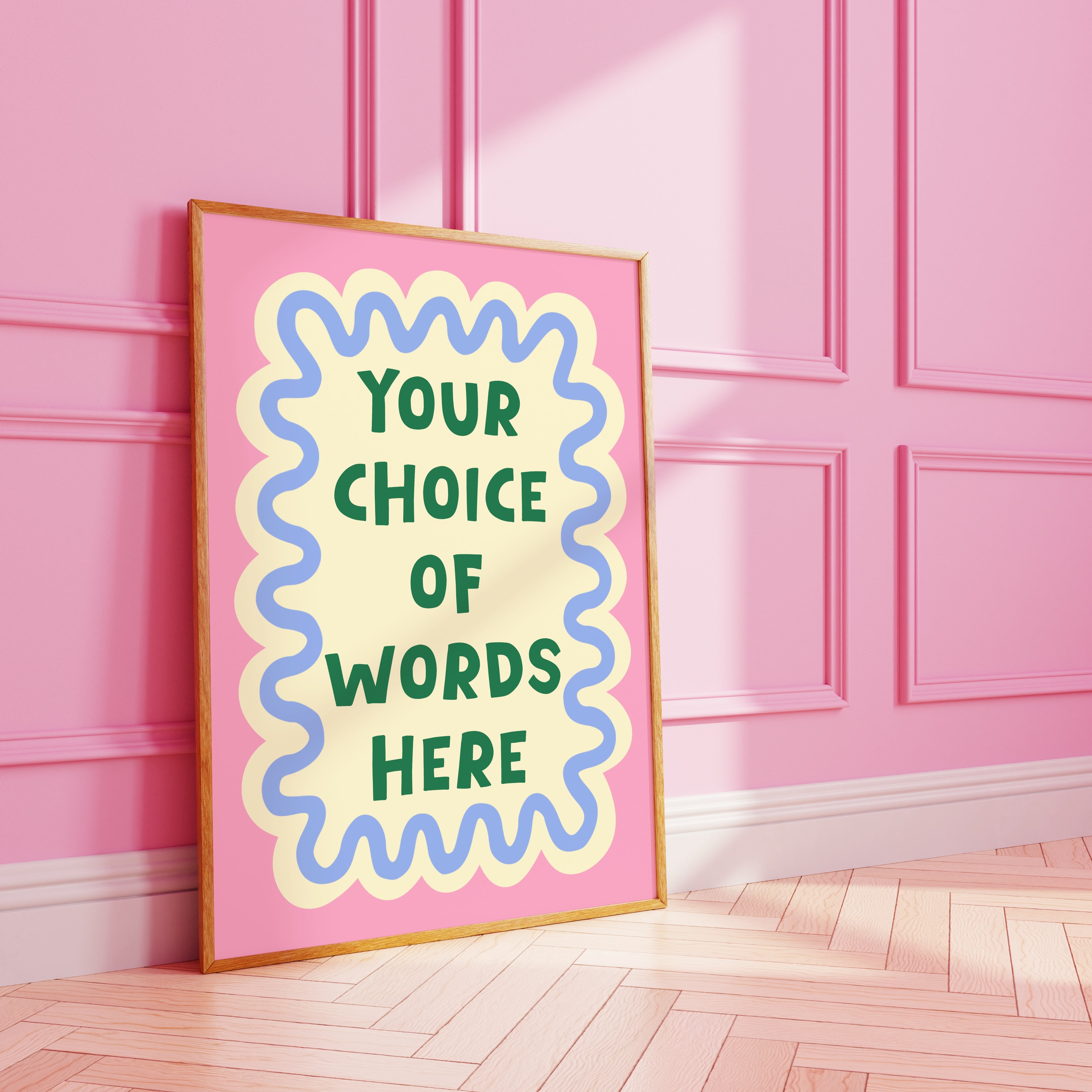 Custom Wavy Art Print