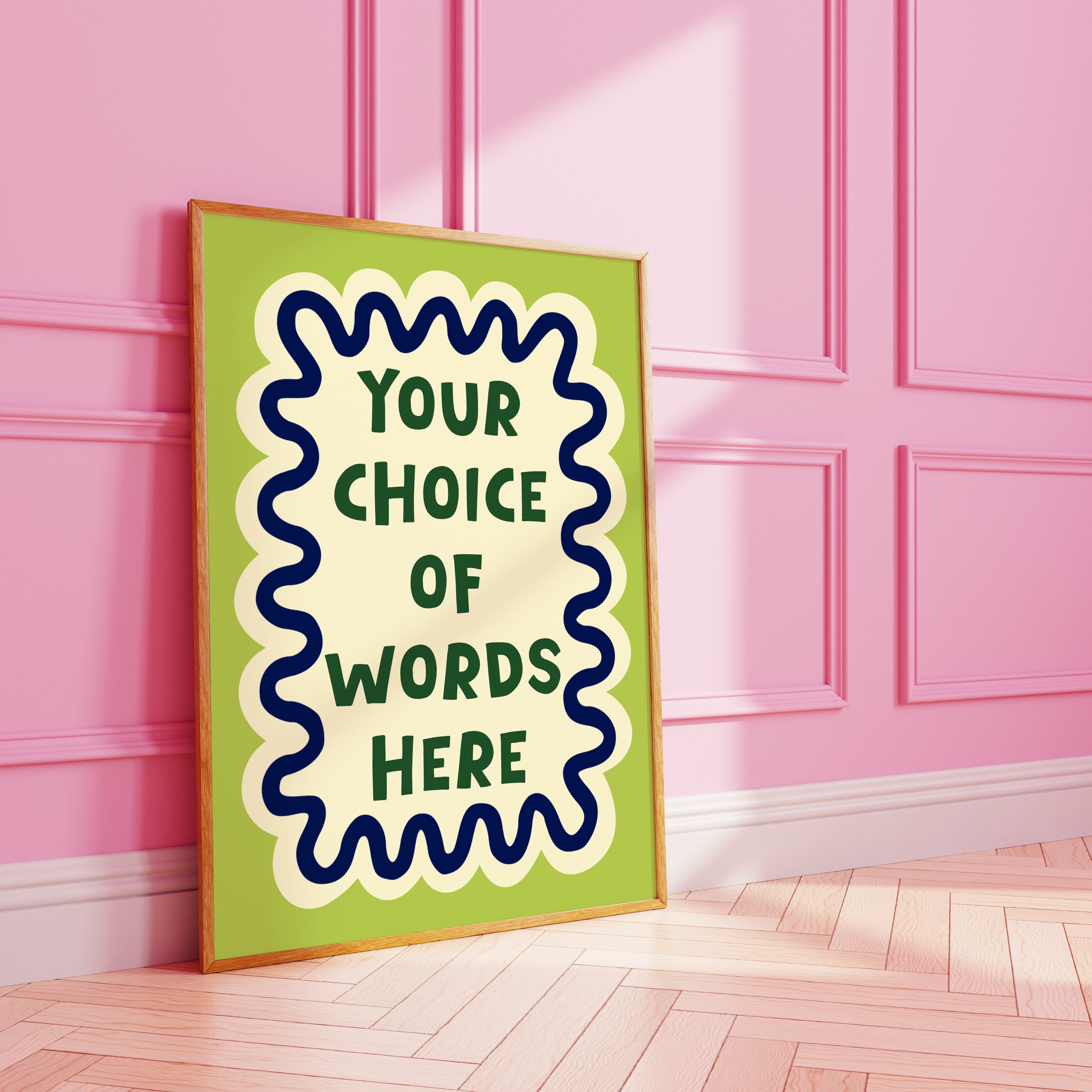 Custom Wavy Art Print