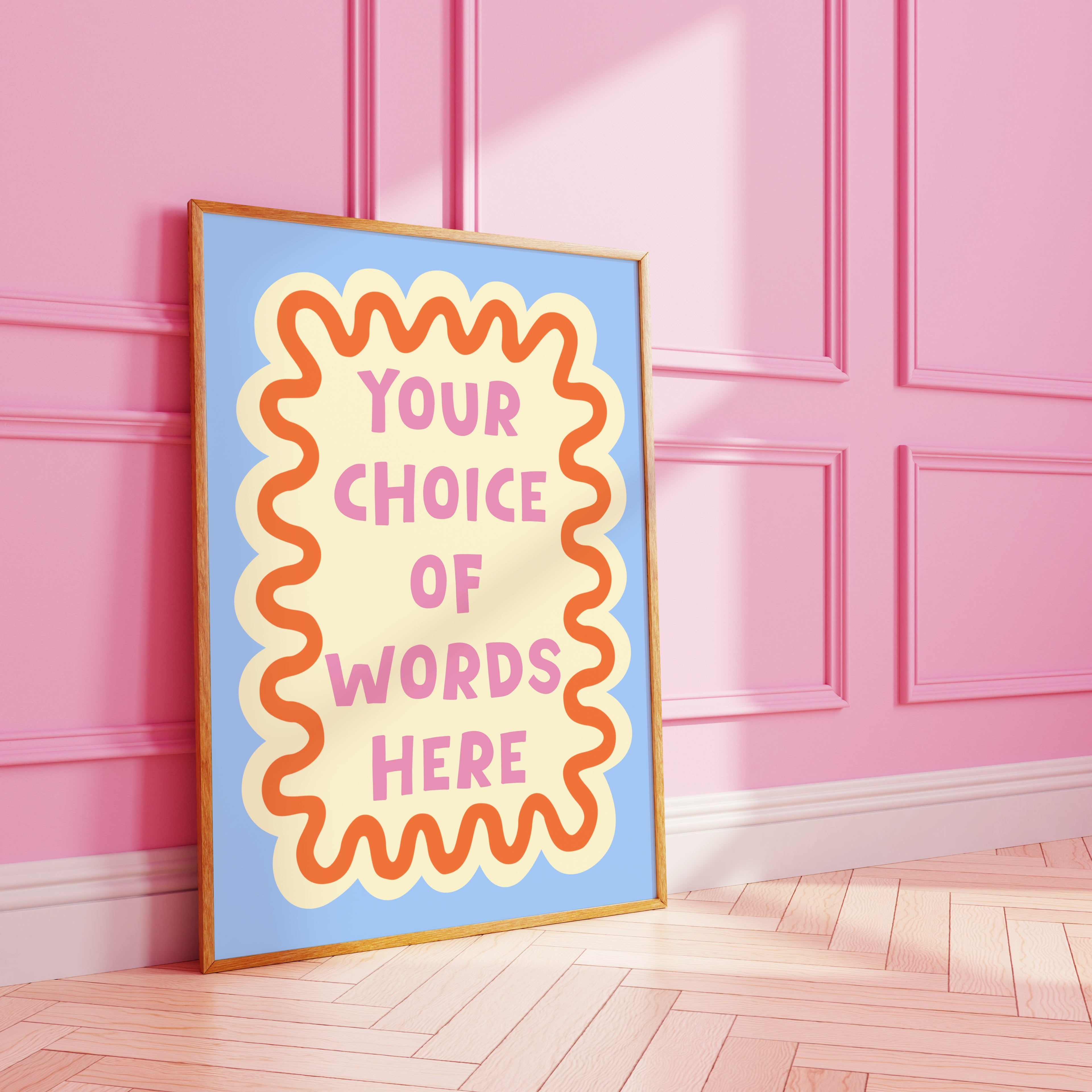 Custom Wavy Art Print