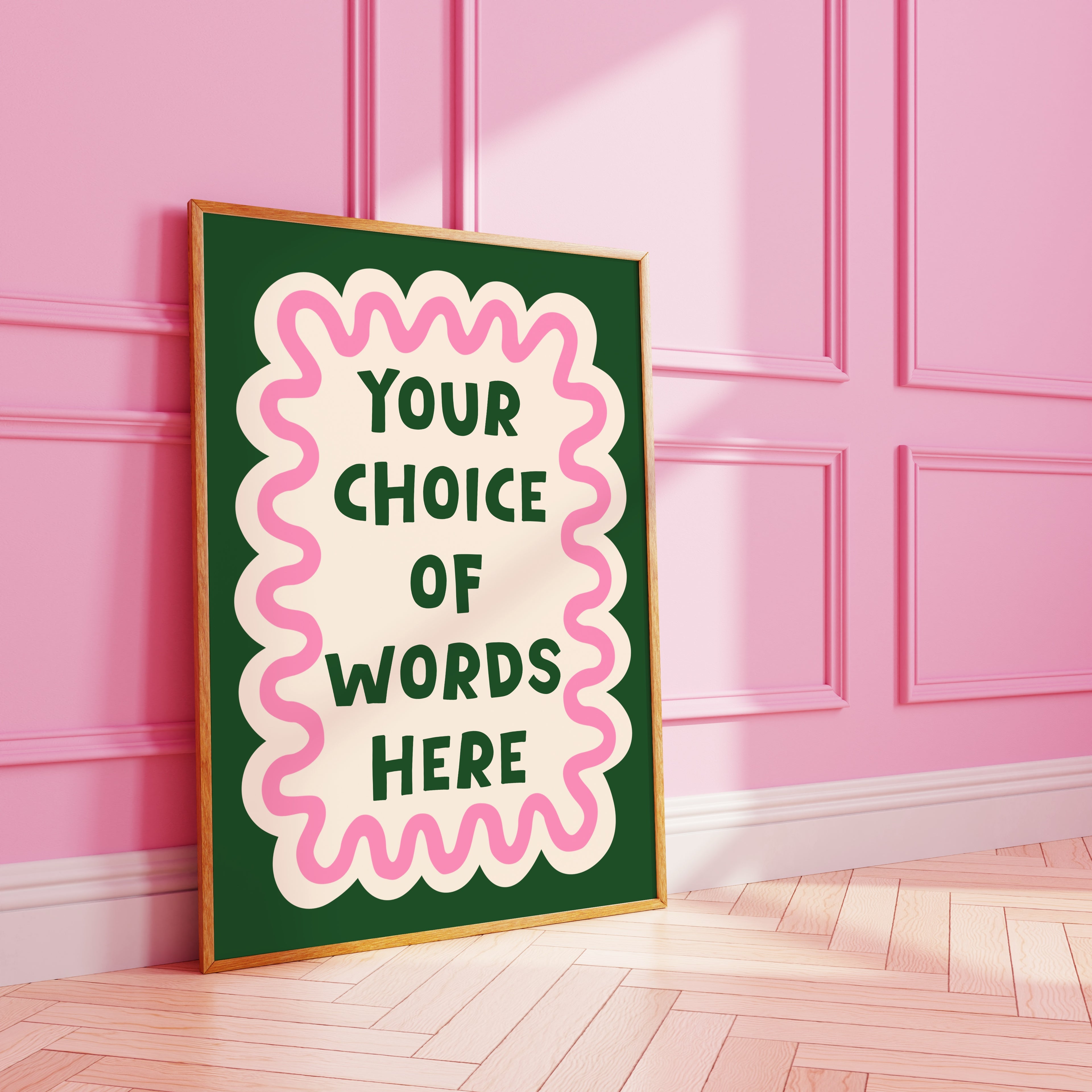 Custom Wavy Art Print