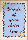 Custom Word Art Print