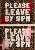 Leave By 9pm Art Print