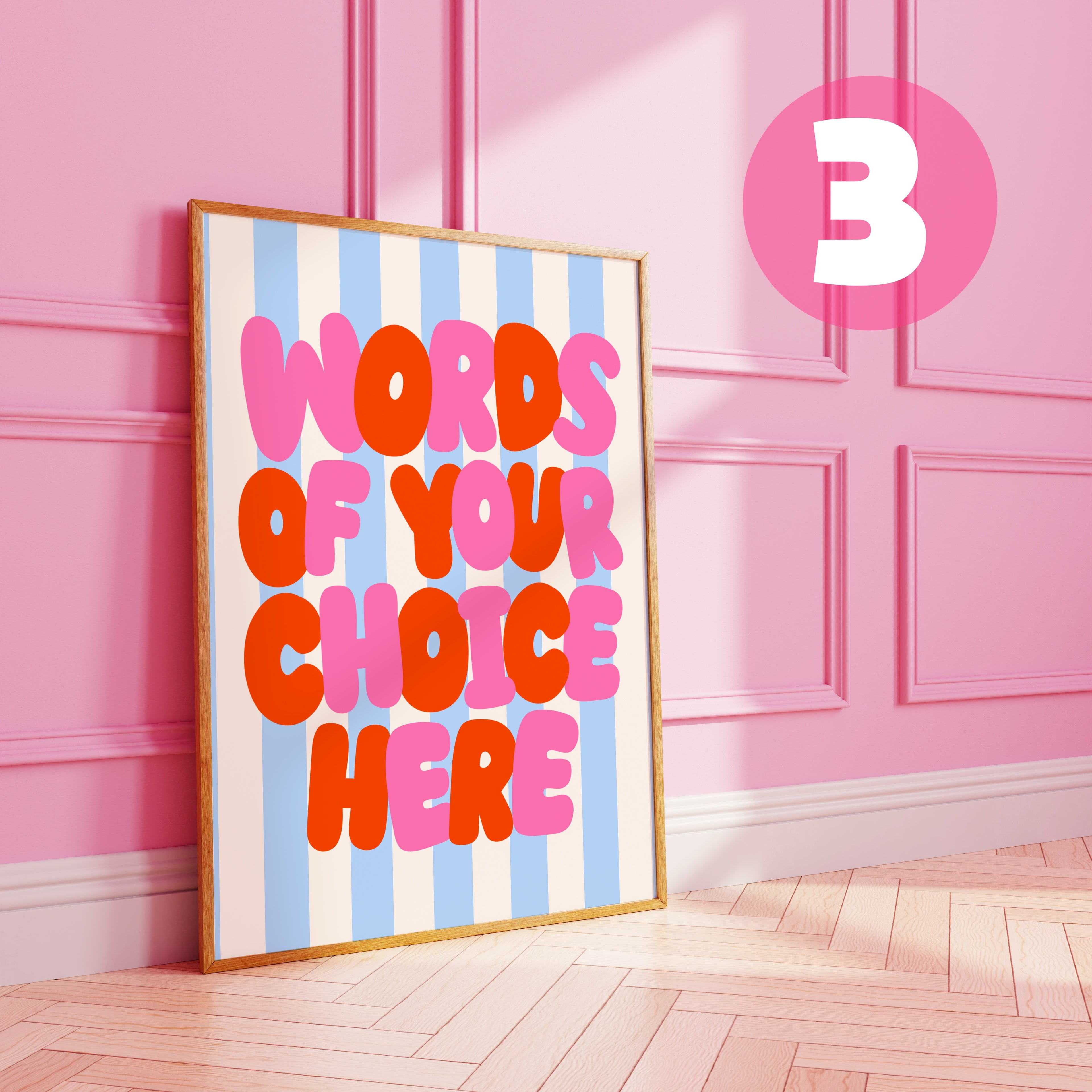 Striped Custom Art Print