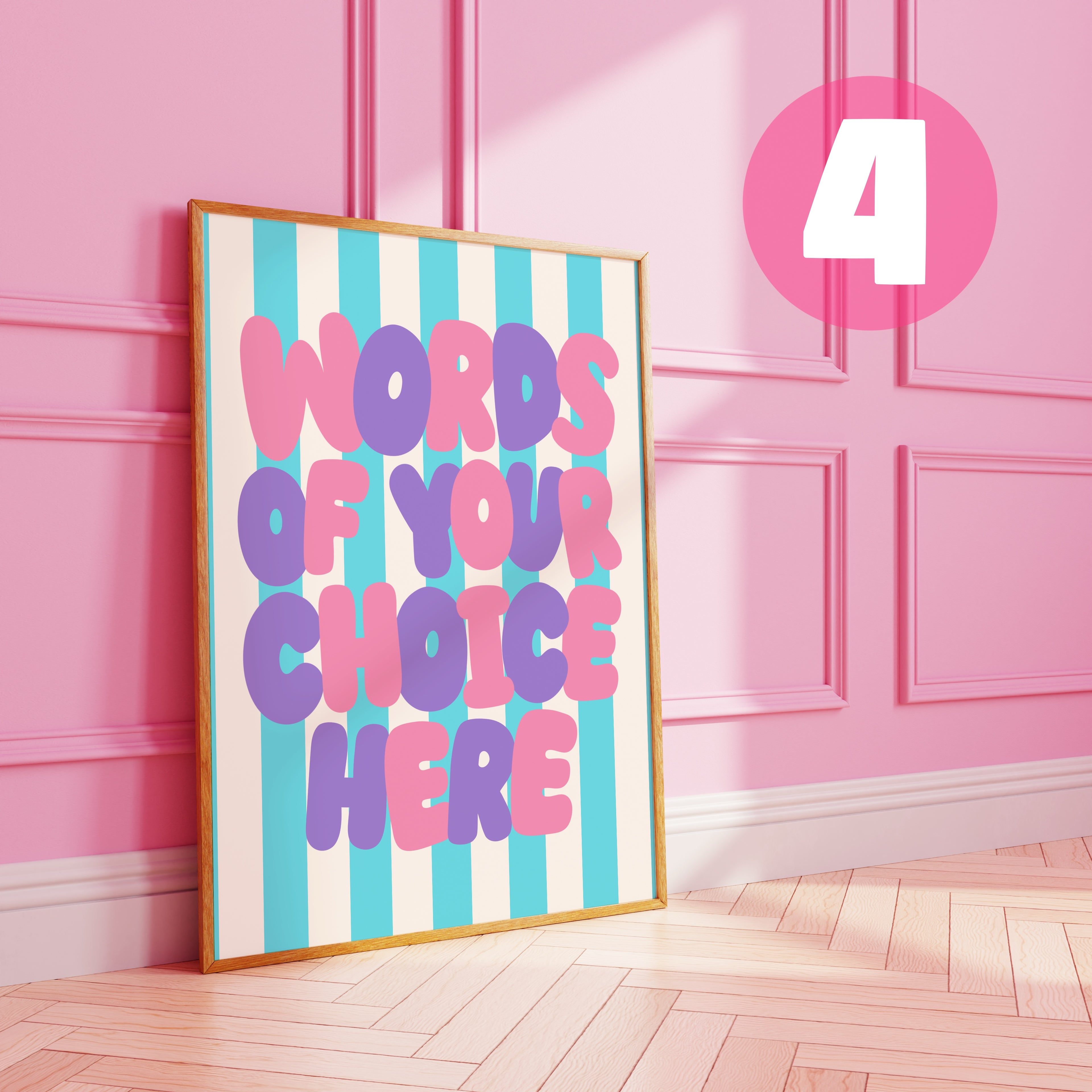 Striped Custom Art Print