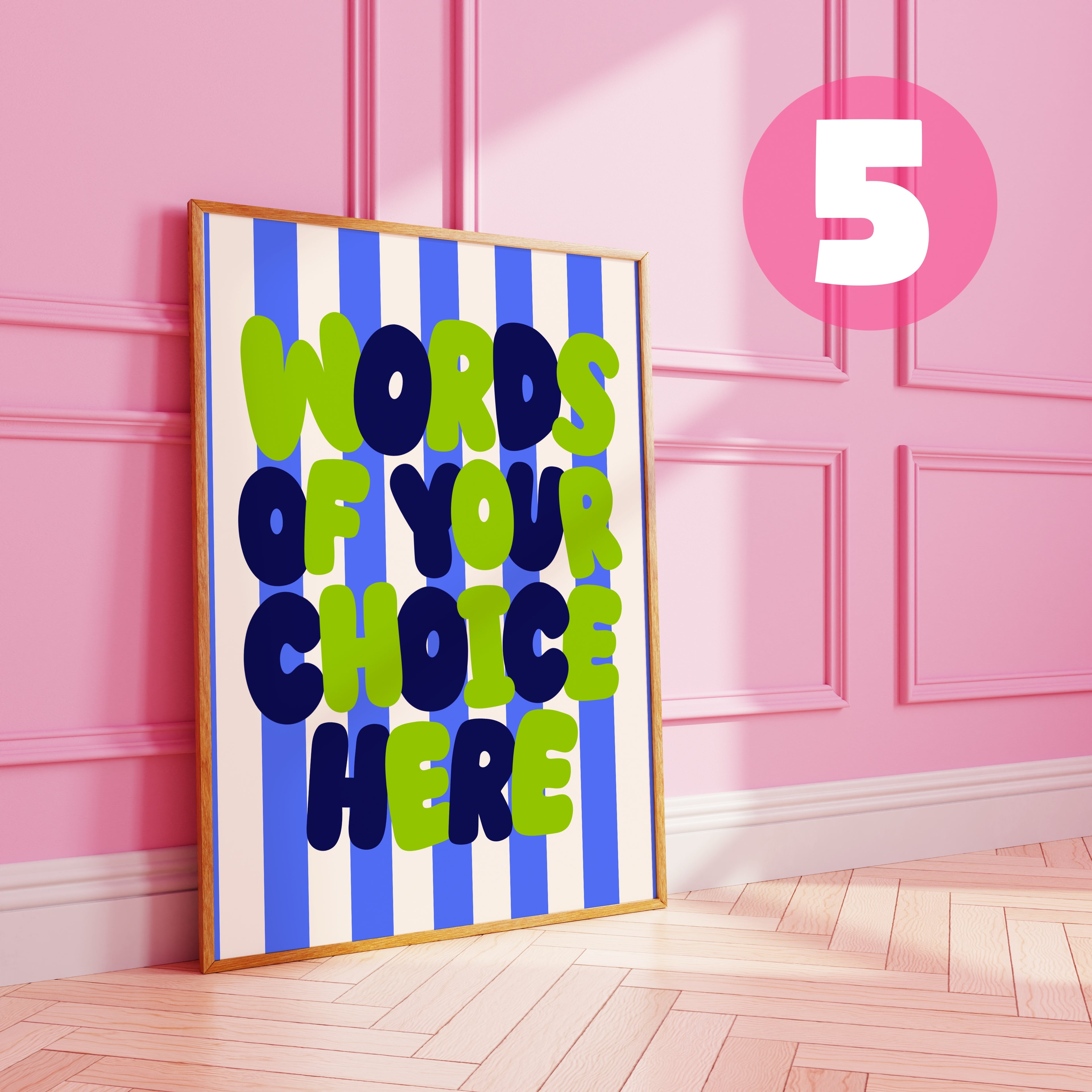 Striped Custom Art Print