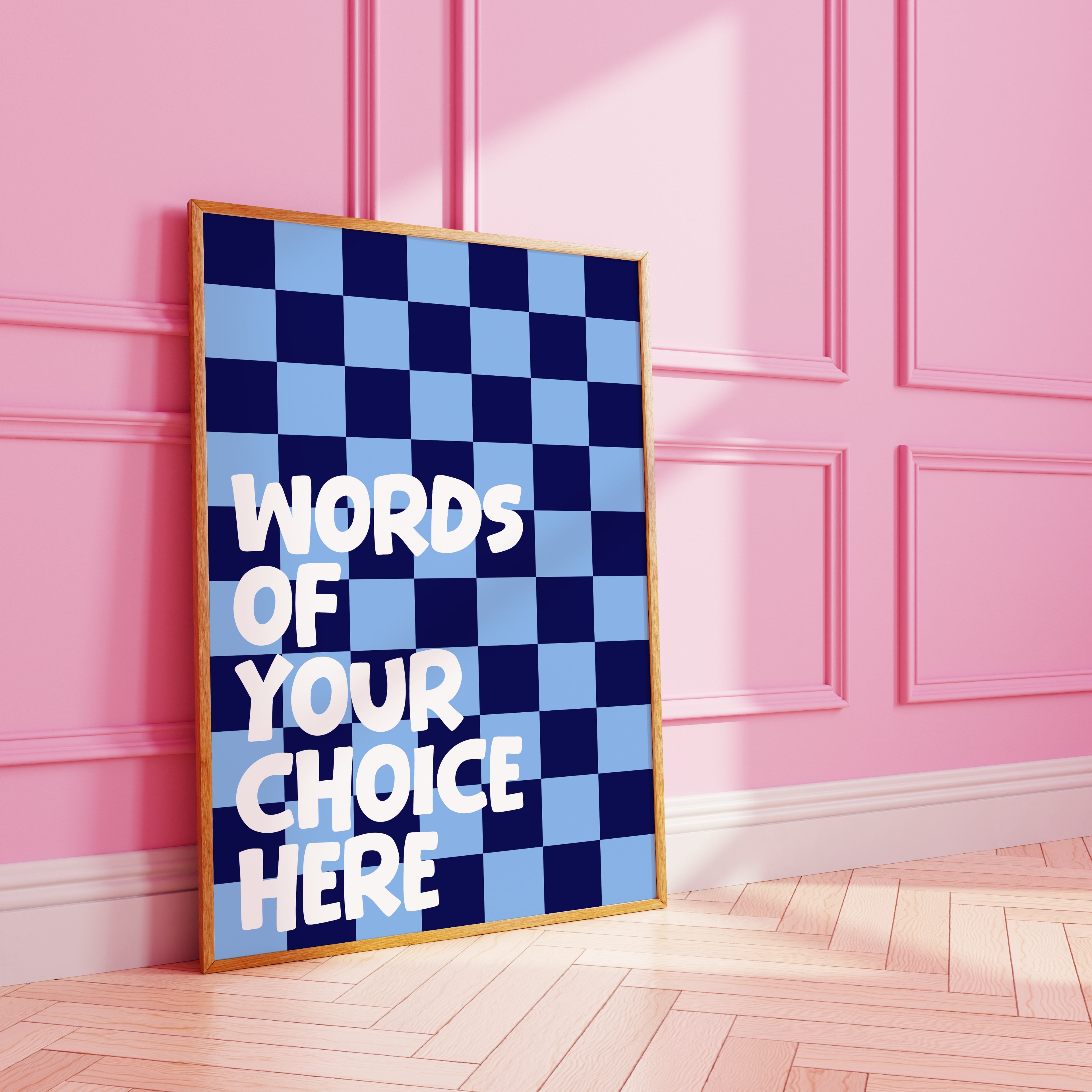 Checkerboard Custom Art Print