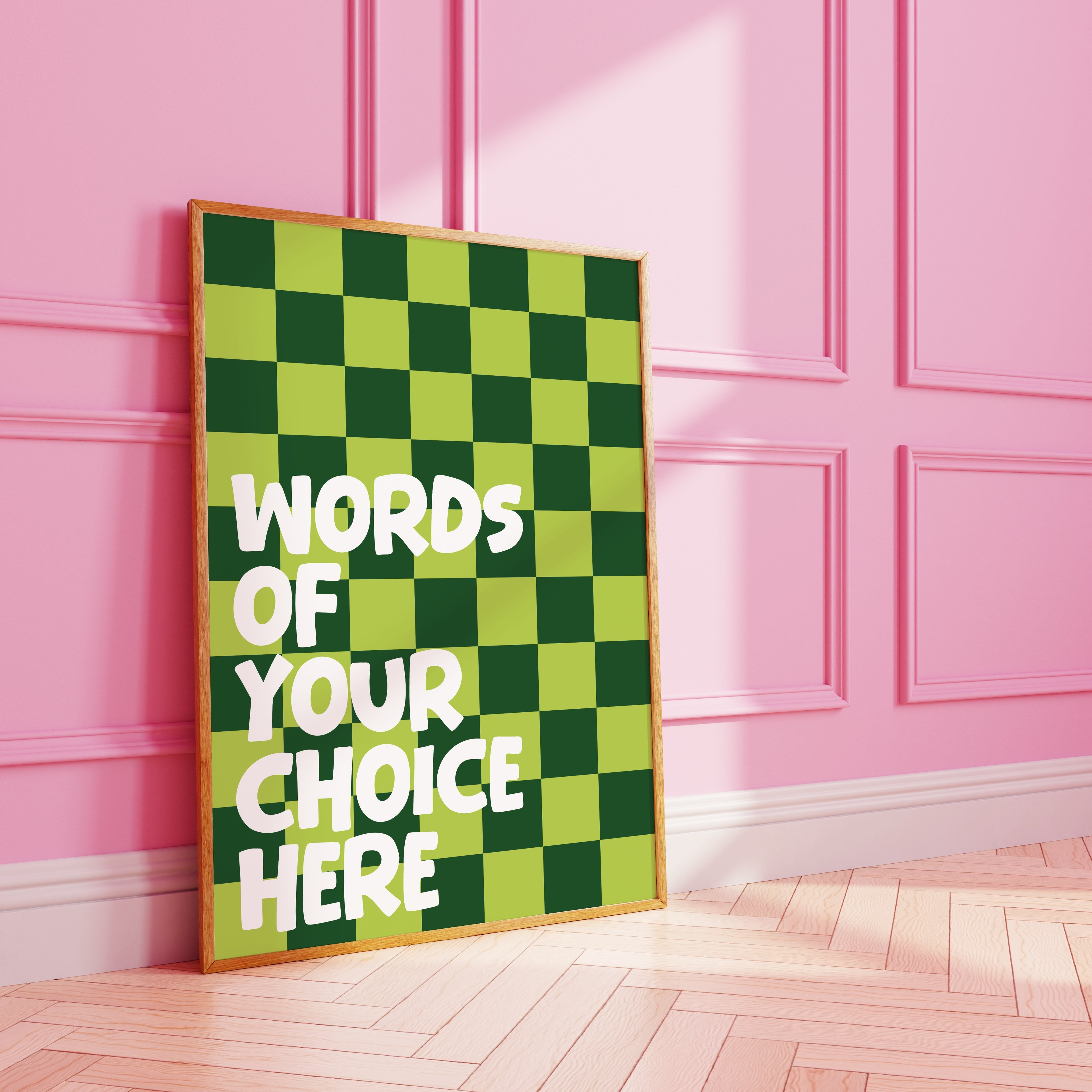 Checkerboard Custom Art Print