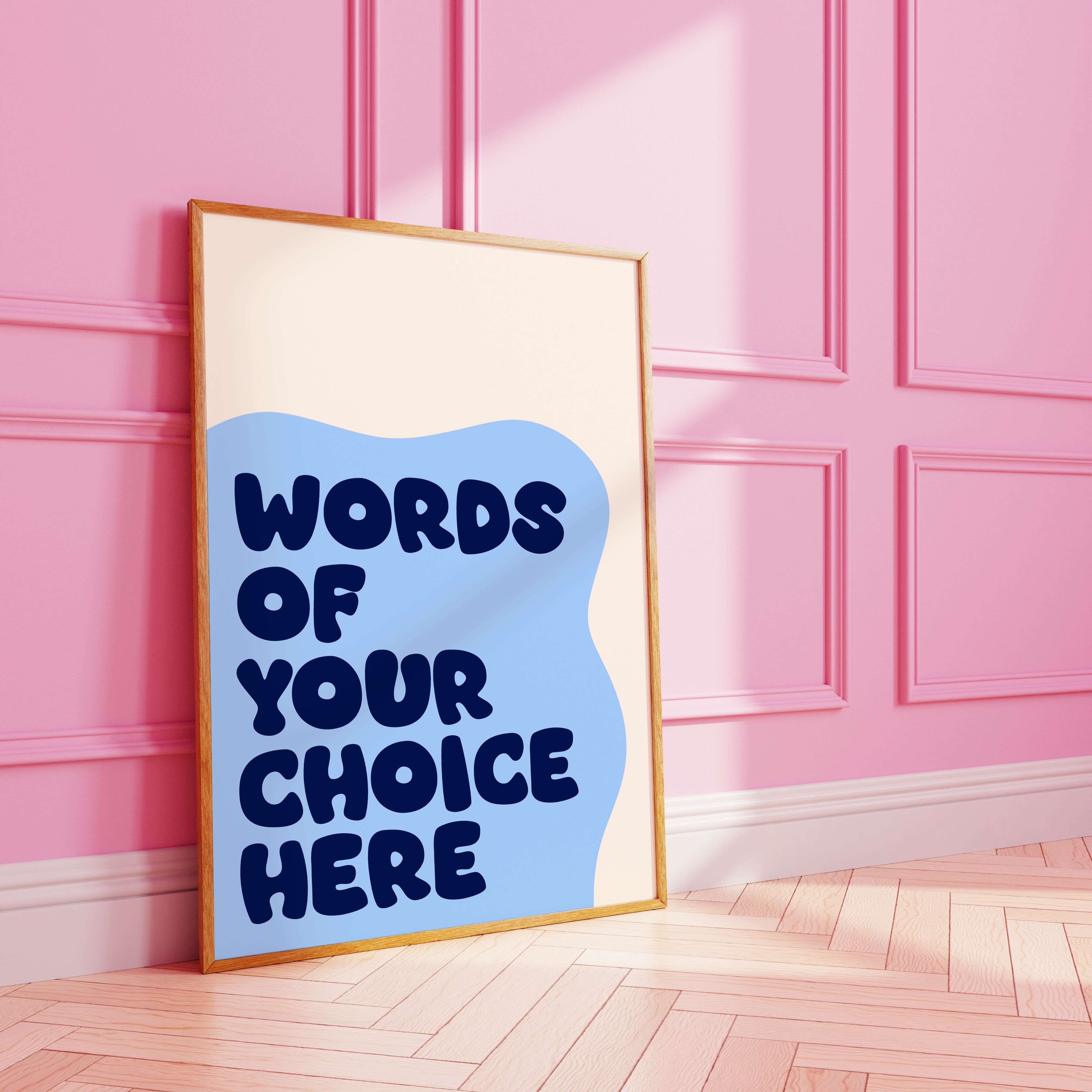 Custom Wavy Art Print