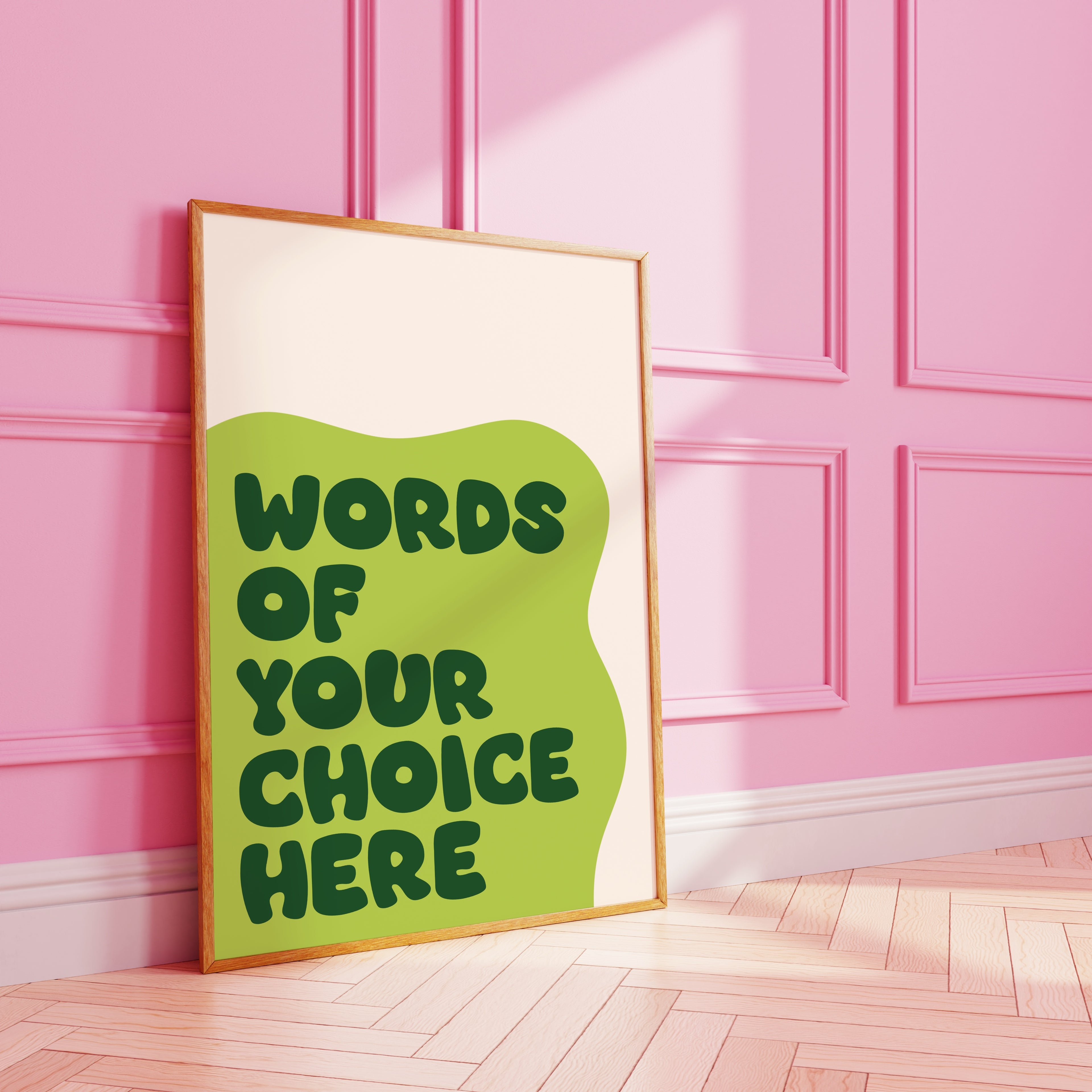 Custom Wavy Art Print