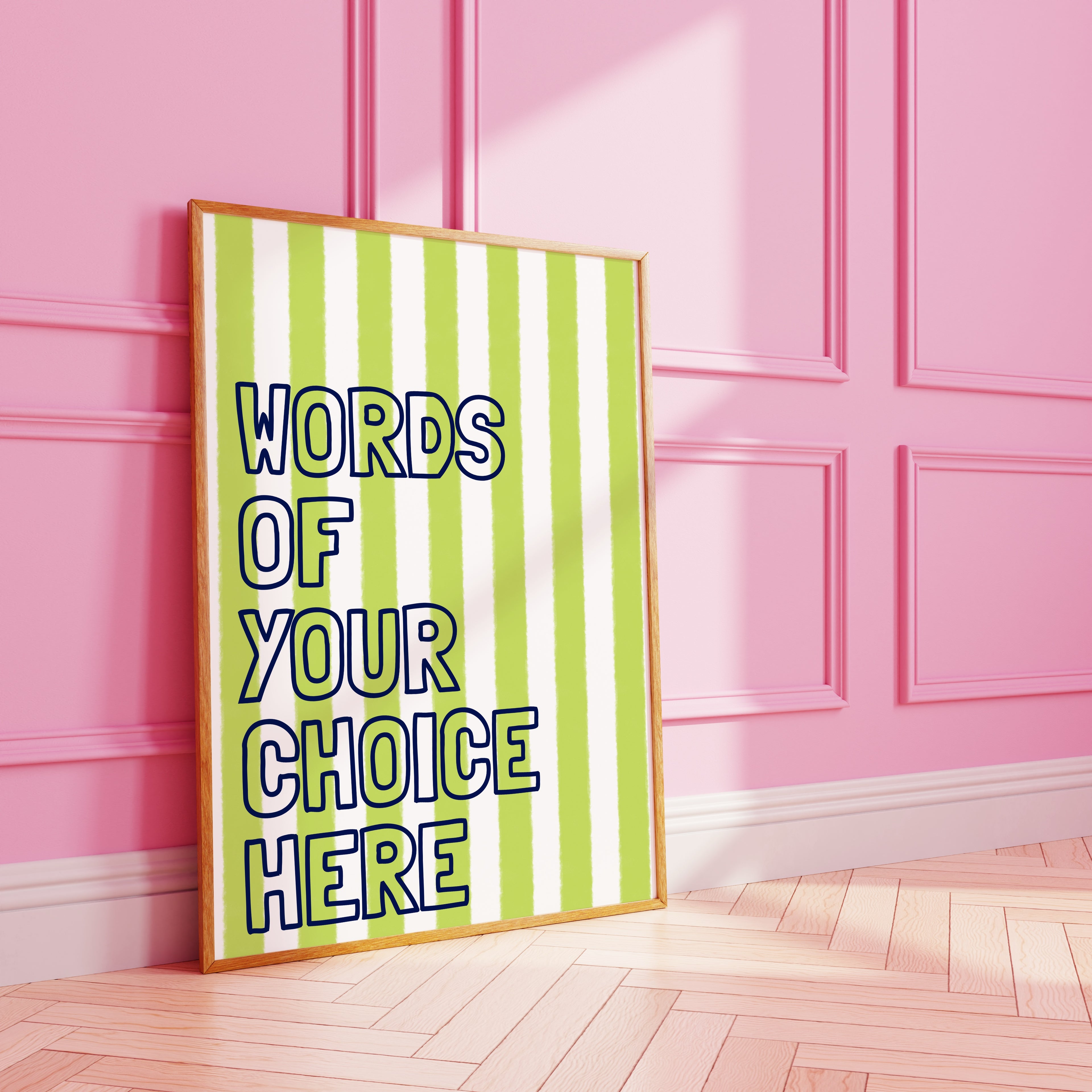 Striped Custom Art Print