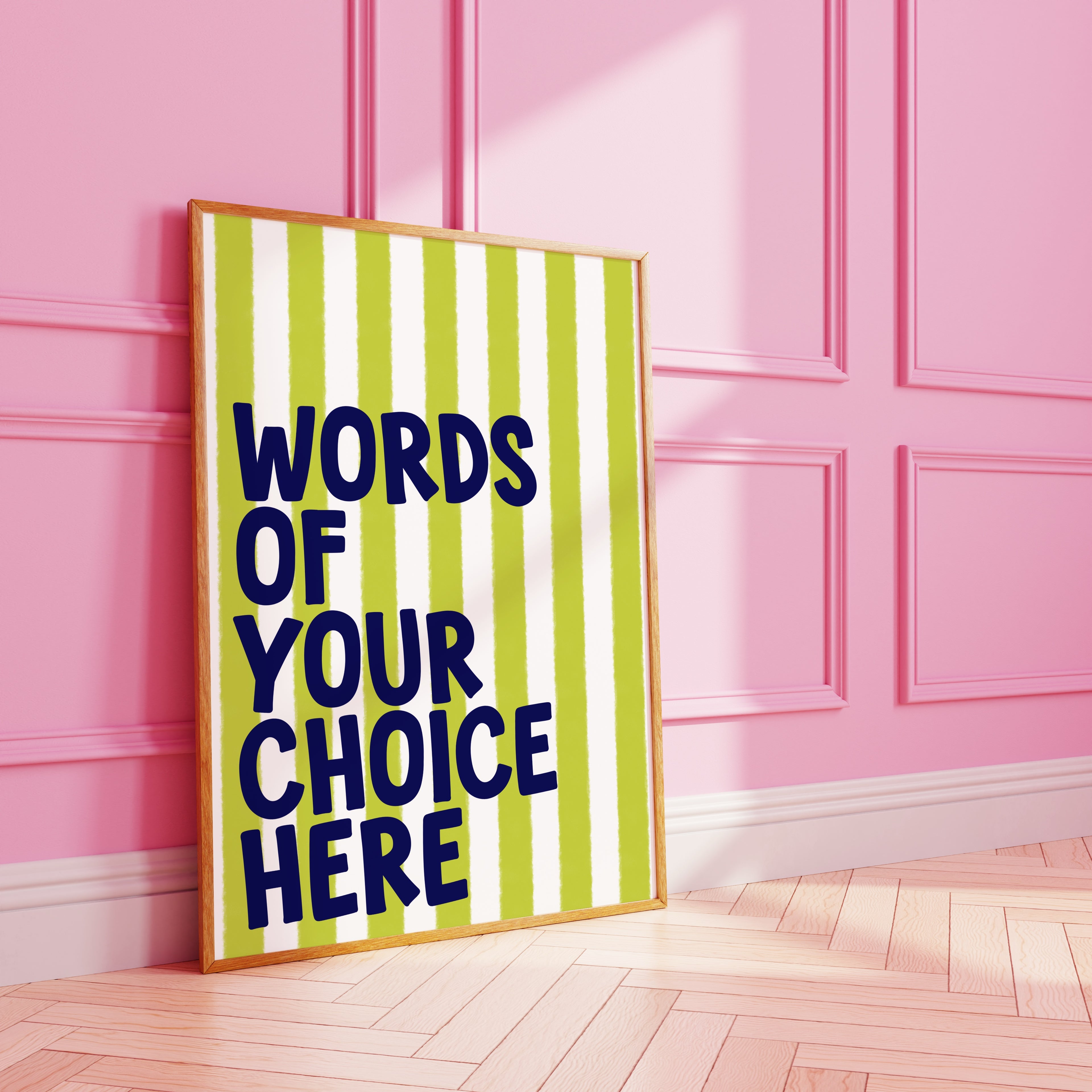 Striped Custom Art Print