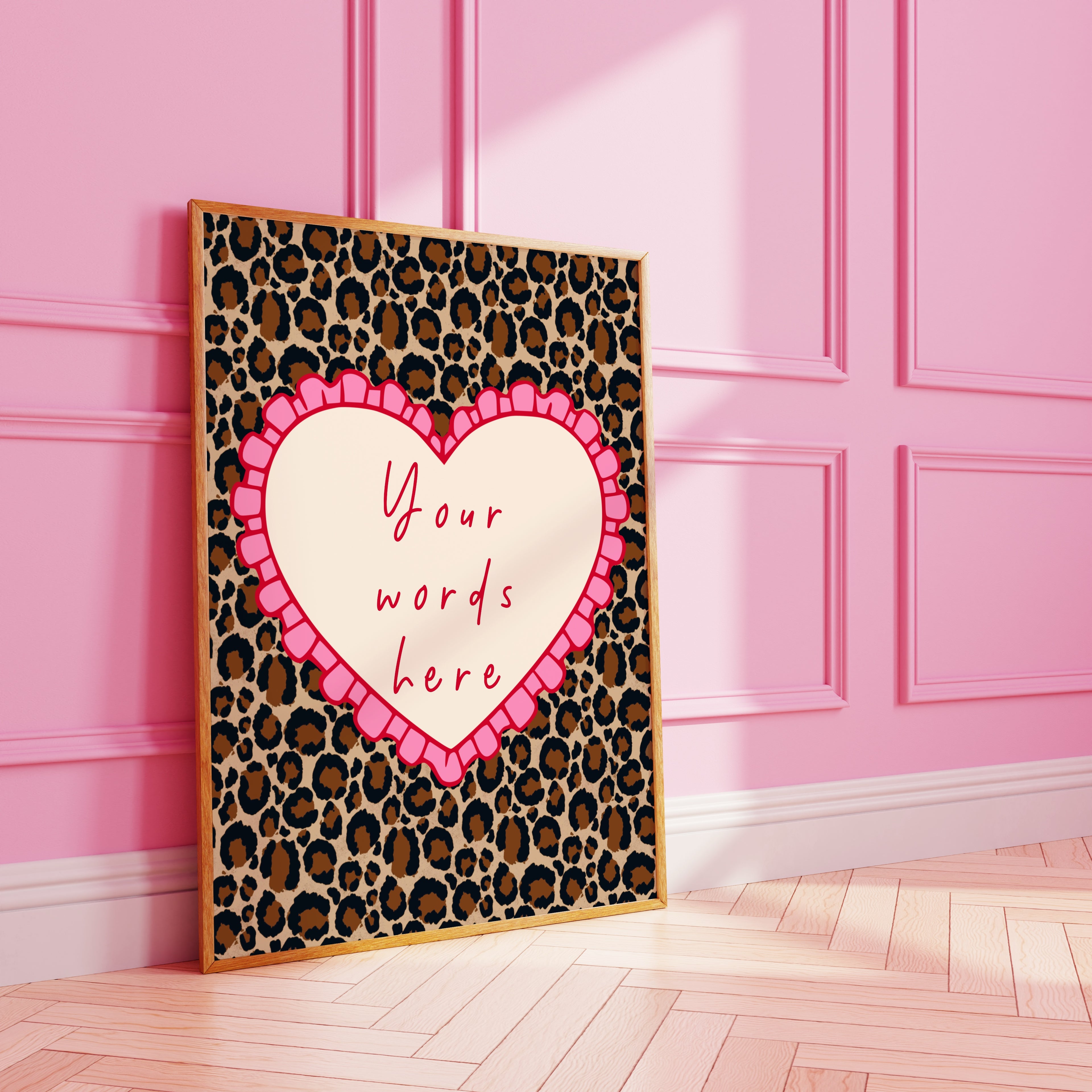 Custom Leopard Art Print