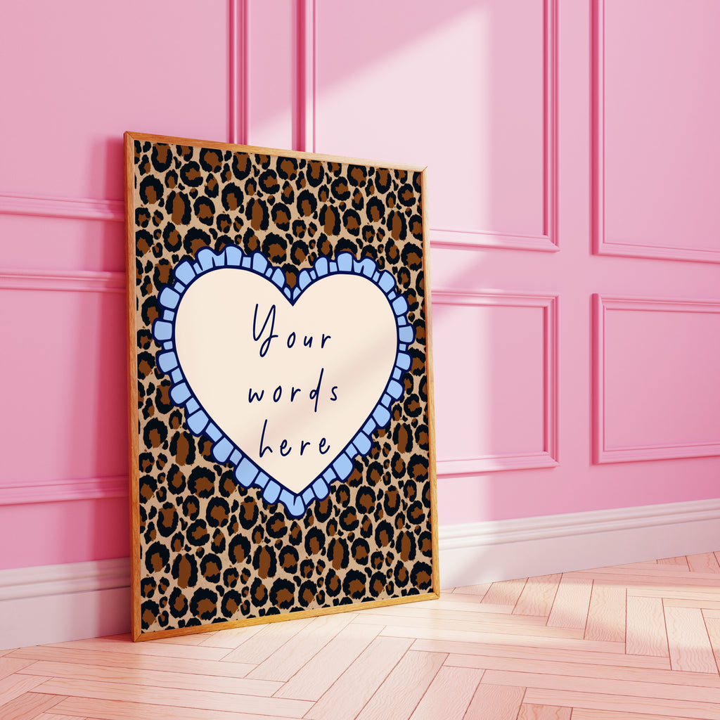 Custom Leopard Art Print