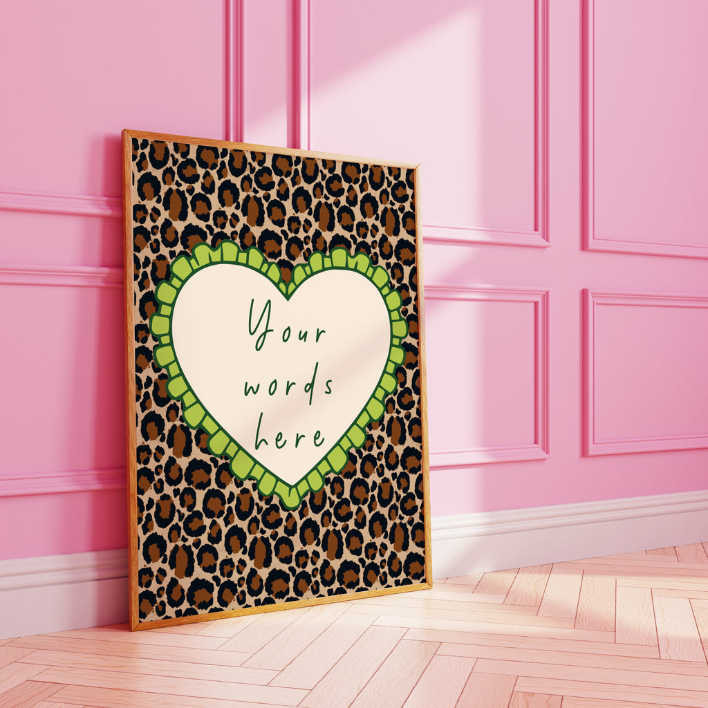 Custom Leopard Art Print