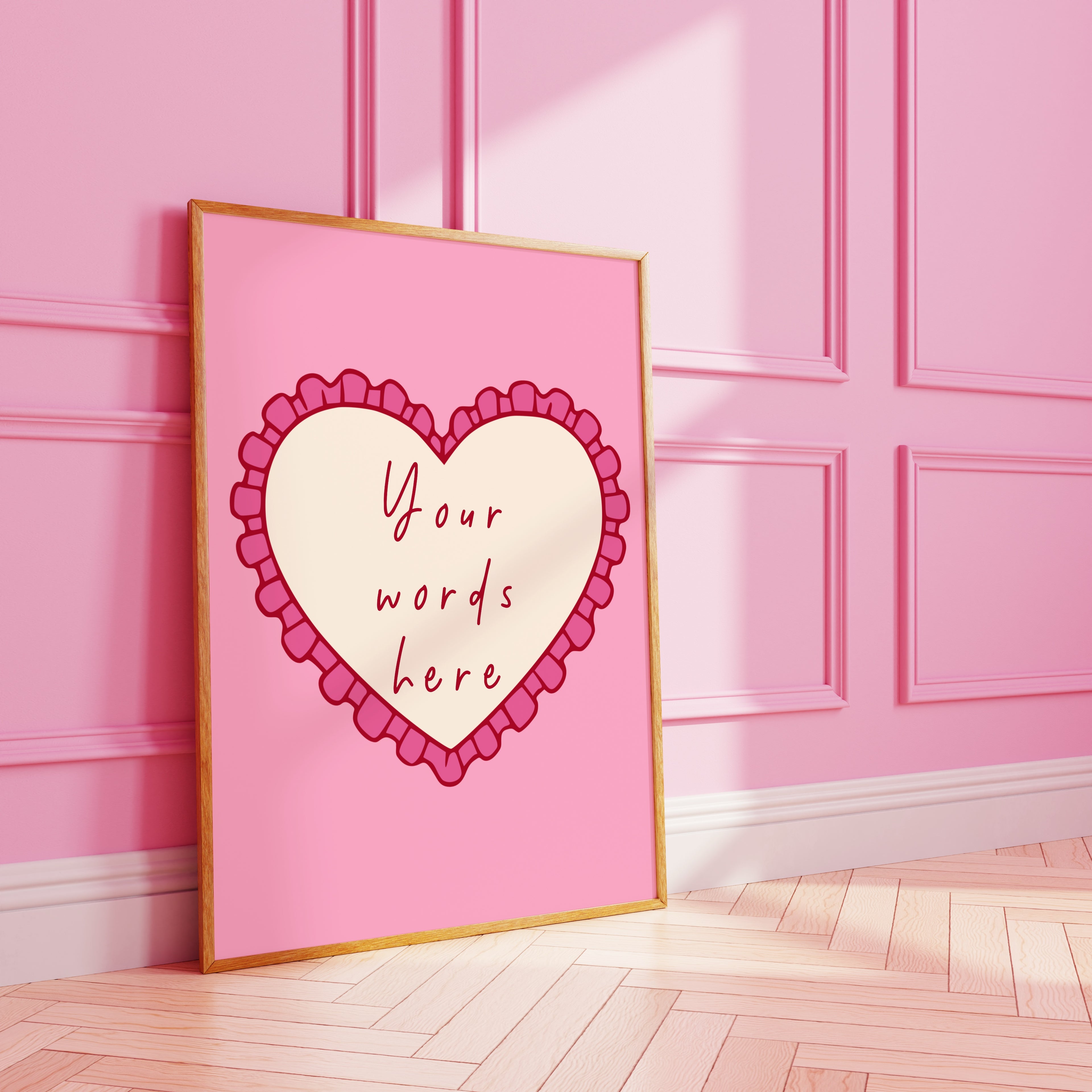 Custom Heart Art Print