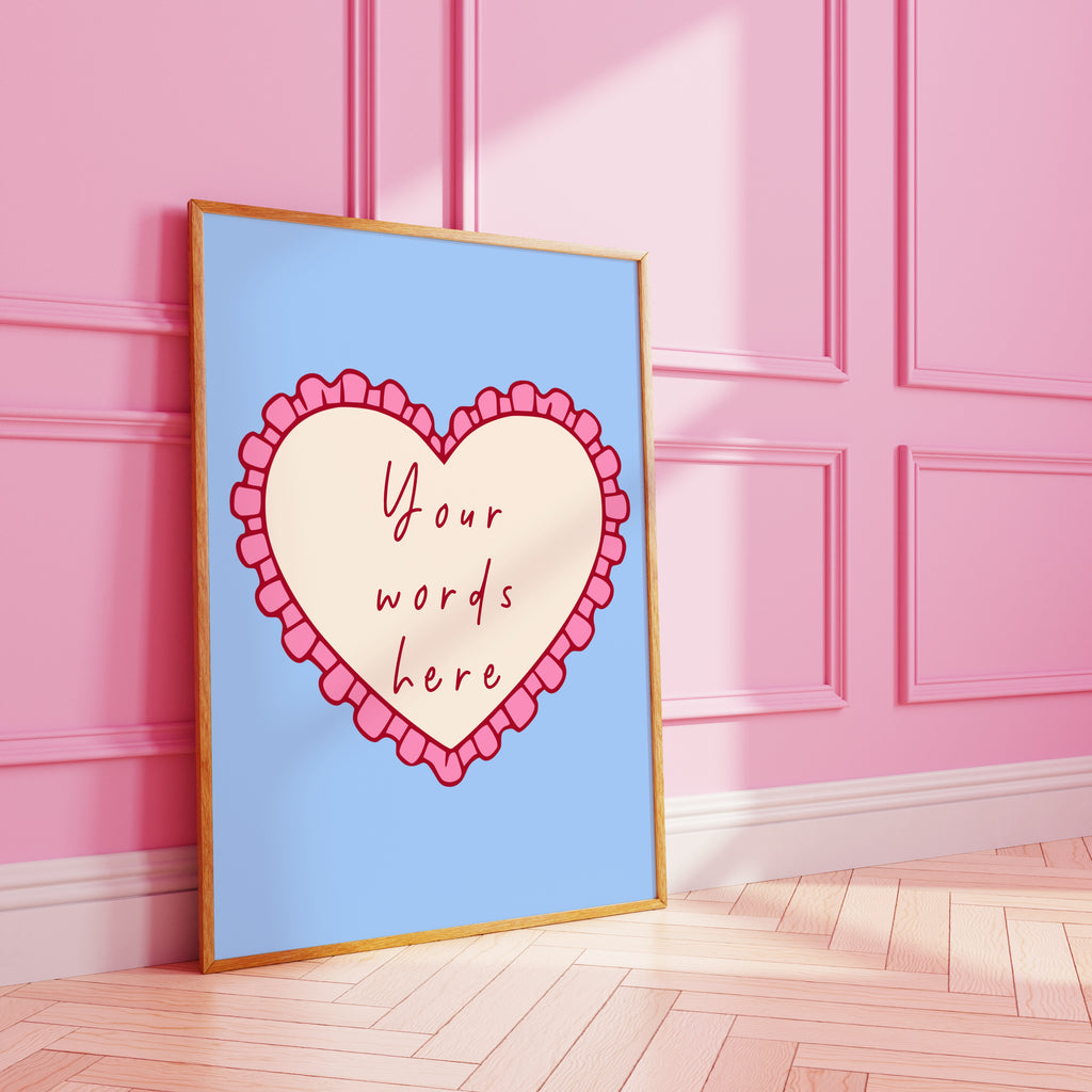 Custom Heart Art Print