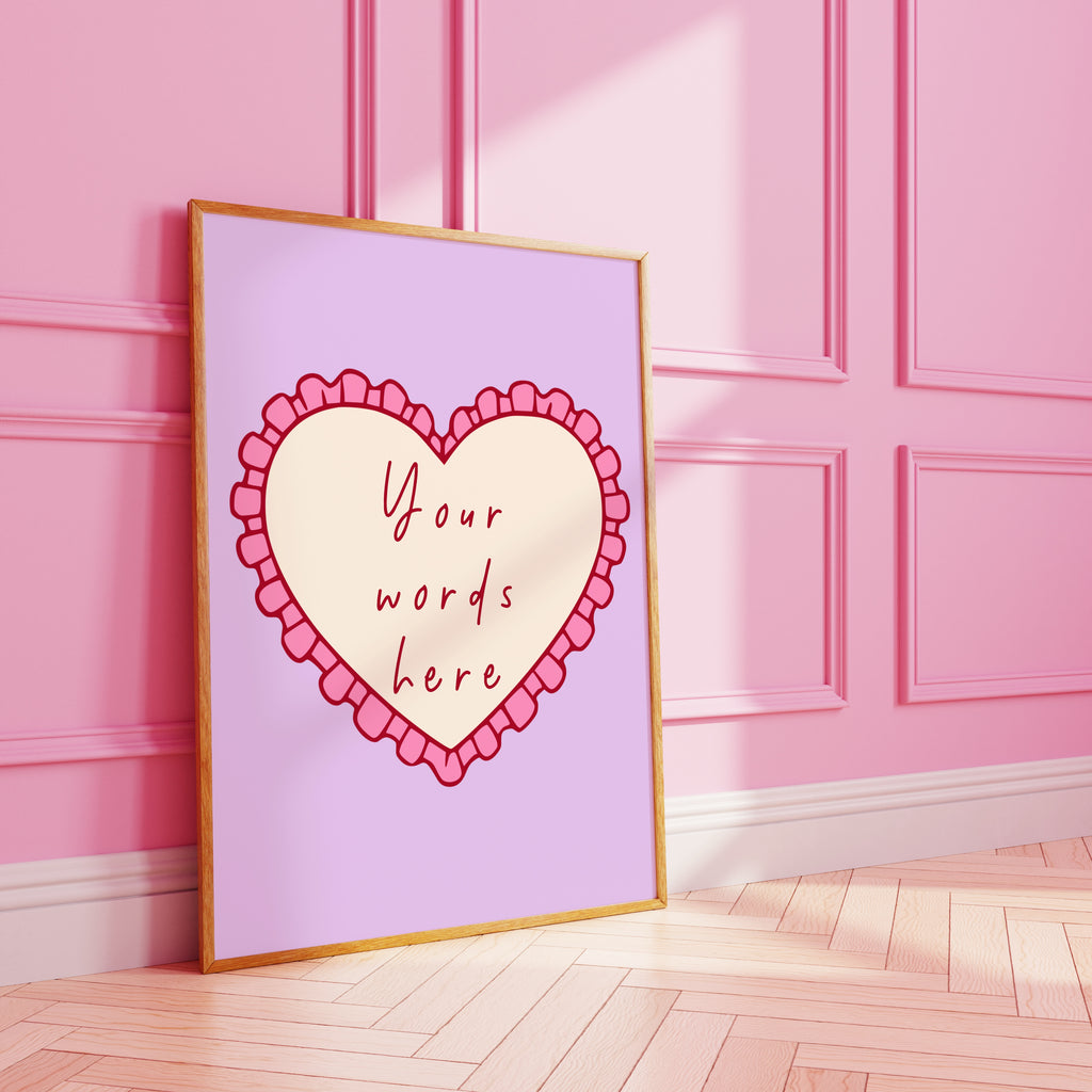 Custom Heart Art Print