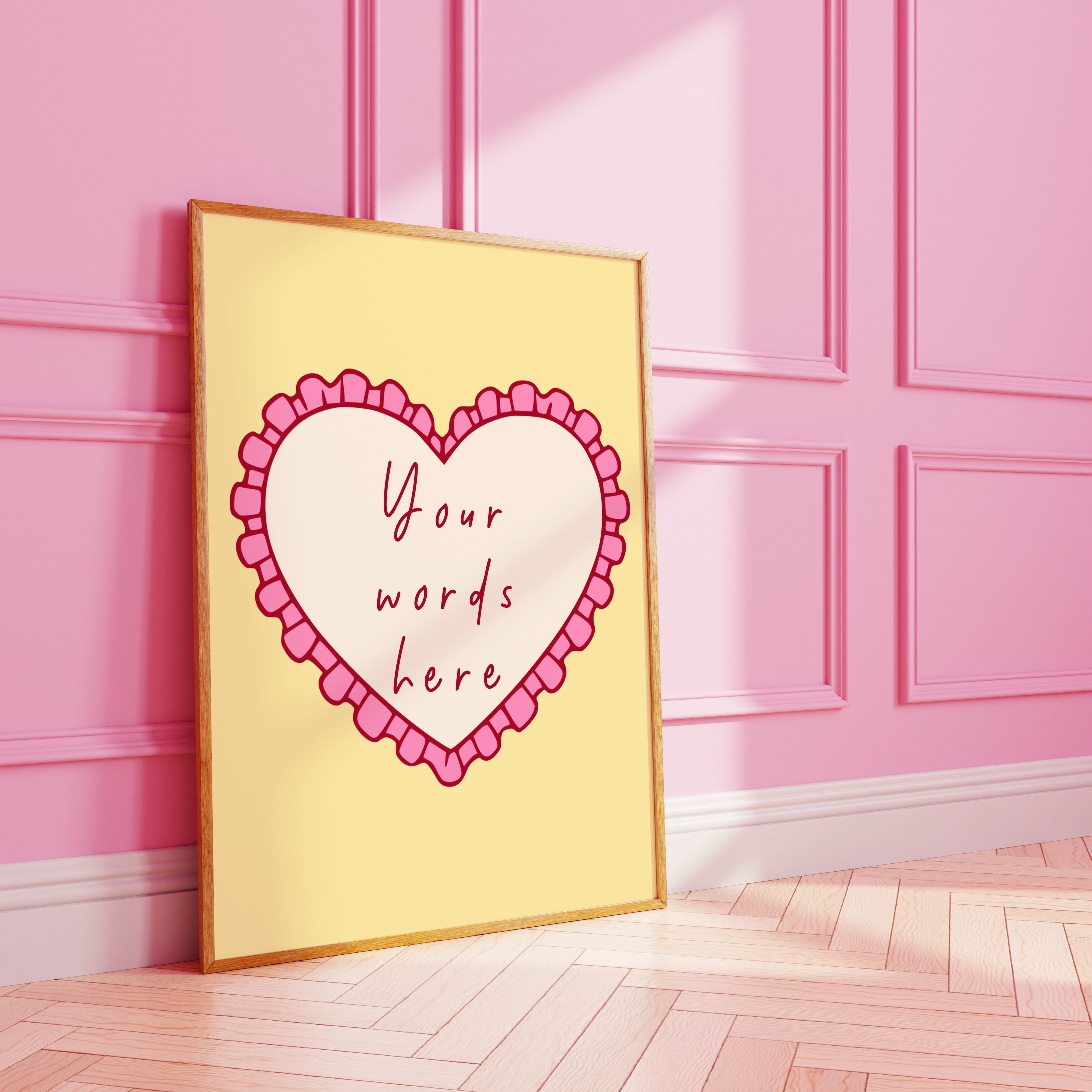 Custom Heart Art Print