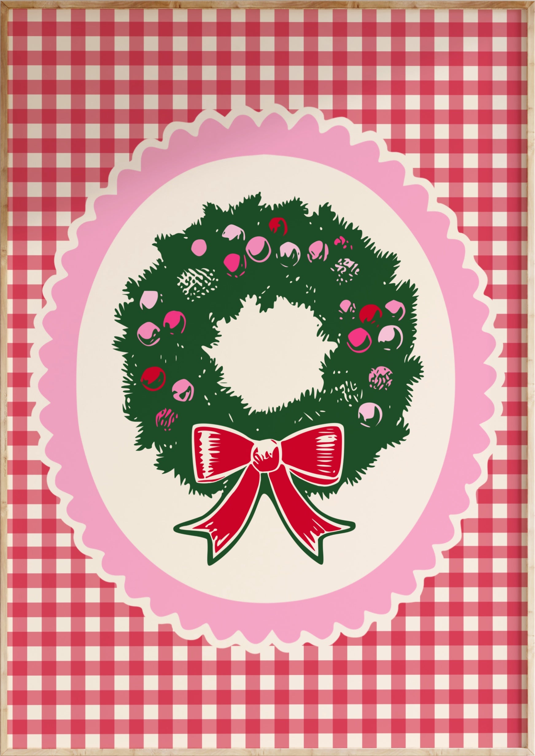 Christmas Wreath Art Print
