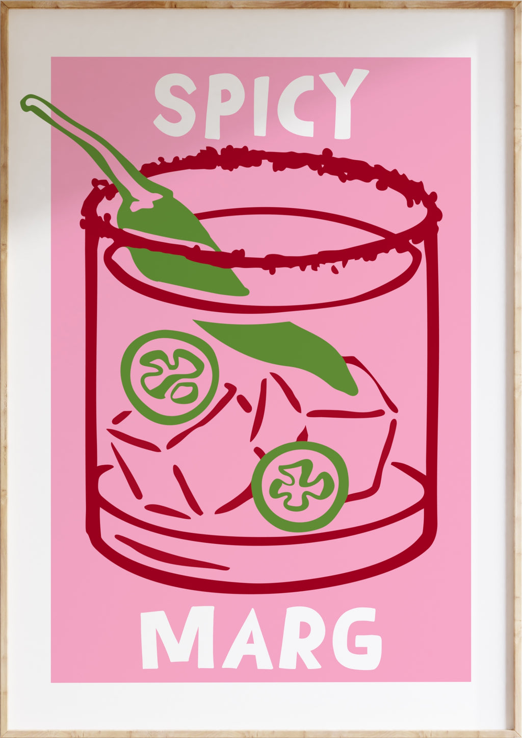Spicy Marg Art Print