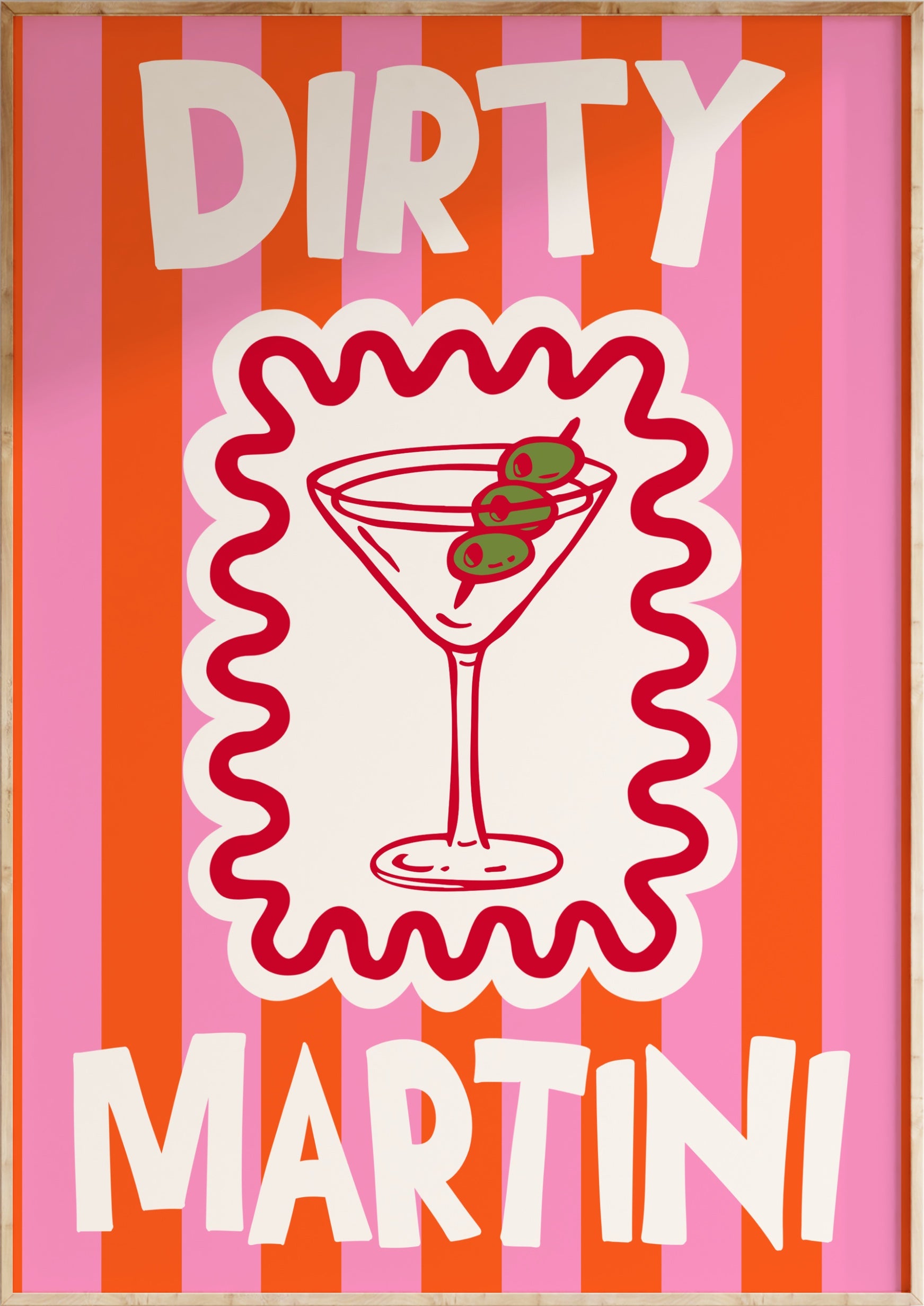 Dirty Martini Art Print