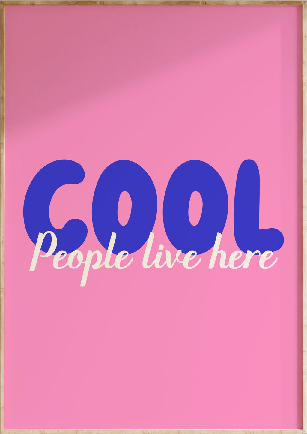 Cool People Art Print