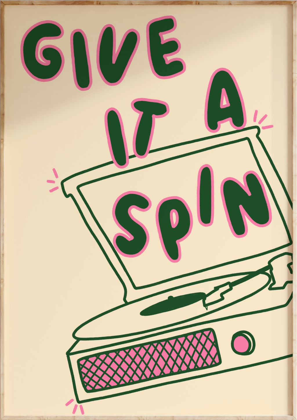 Give It A Spin Art Print
