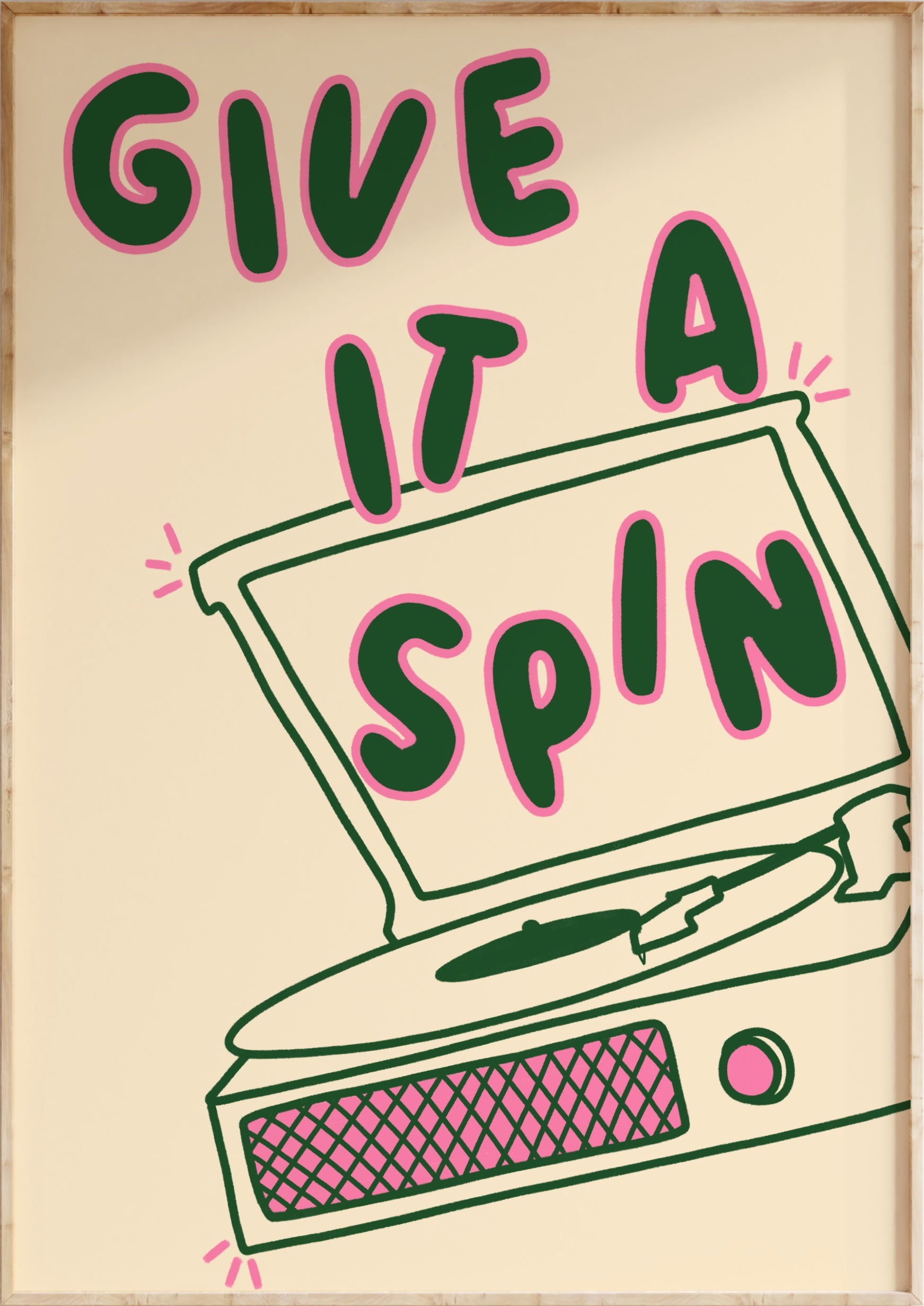 Give It A Spin Art Print