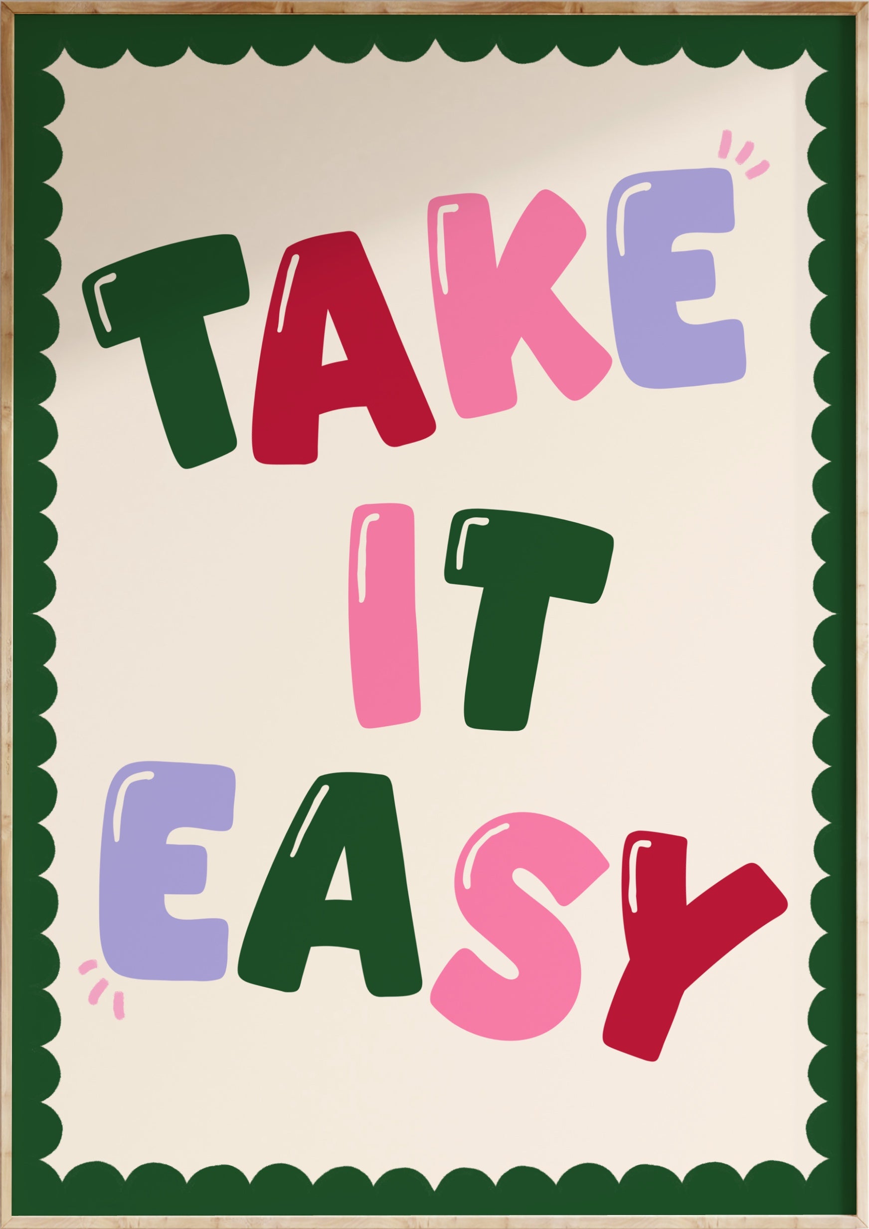 Take It Easy Art Print