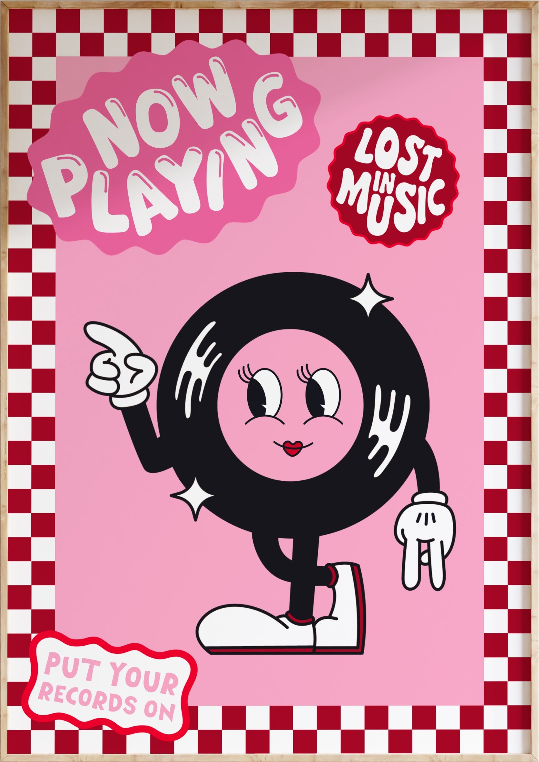 Funky Record Art Print