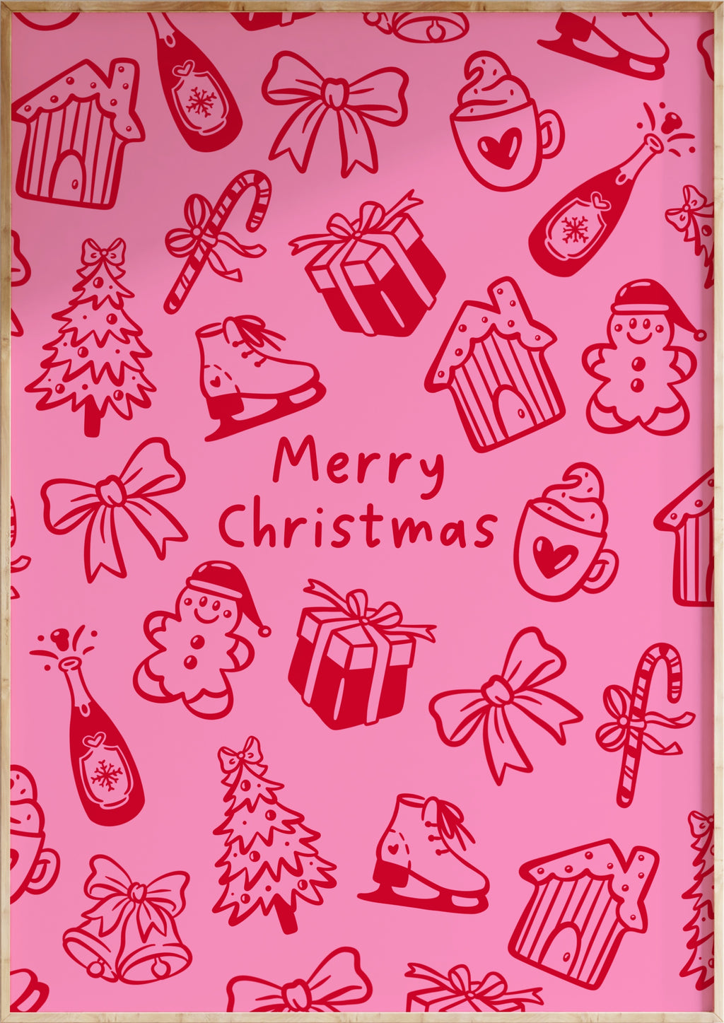 Merry Christmas Art Print