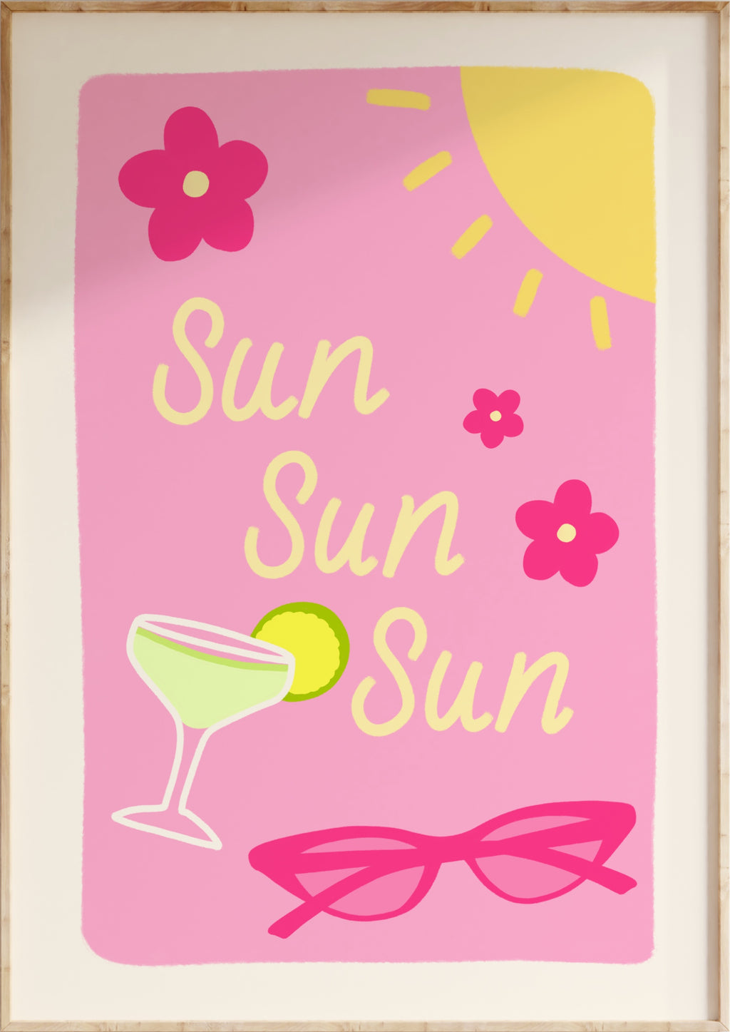 Sun Sun Sun Art Print