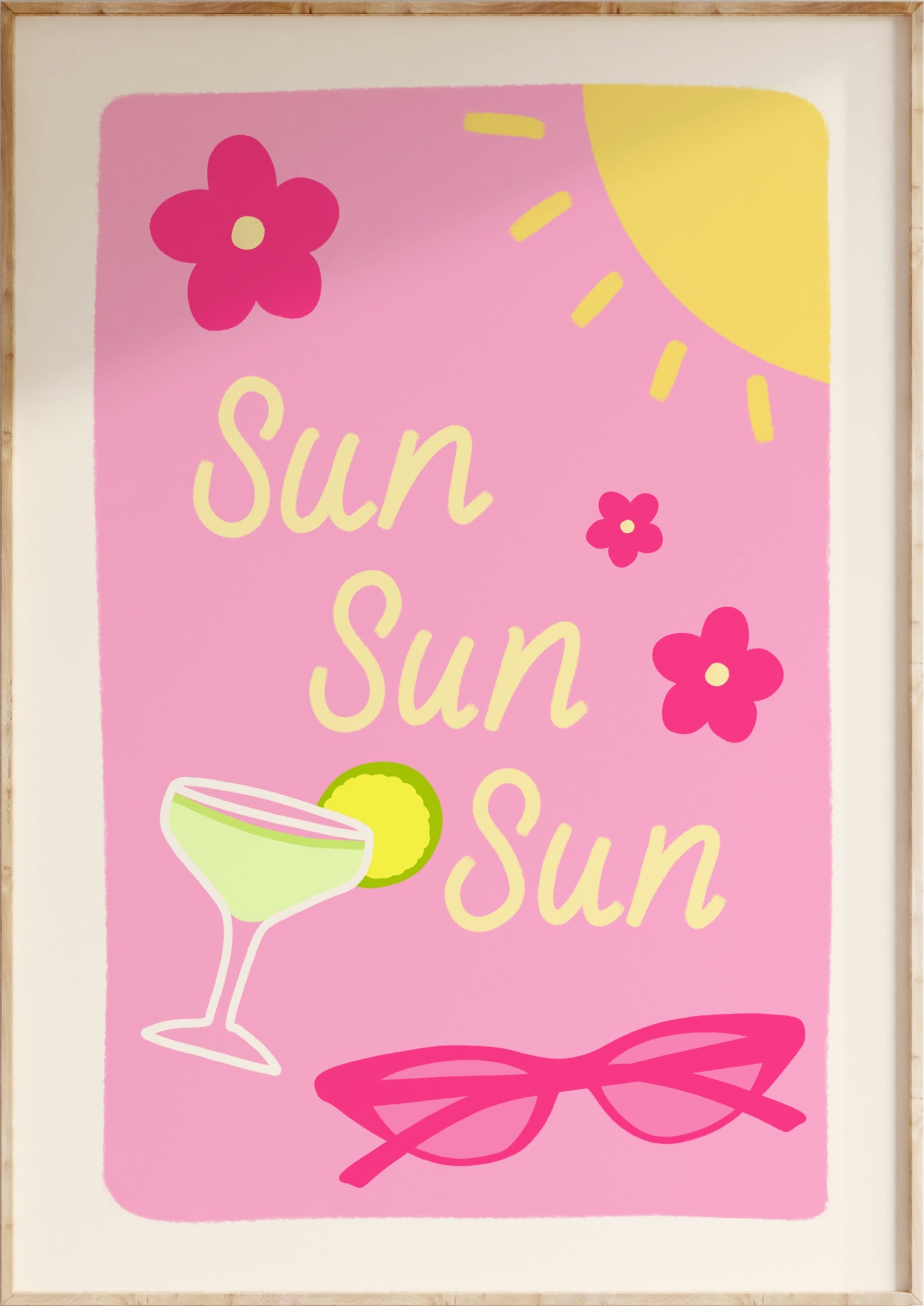 Sun Sun Sun Art Print
