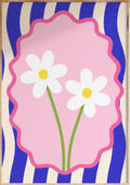 Wavy Daisy Art Print