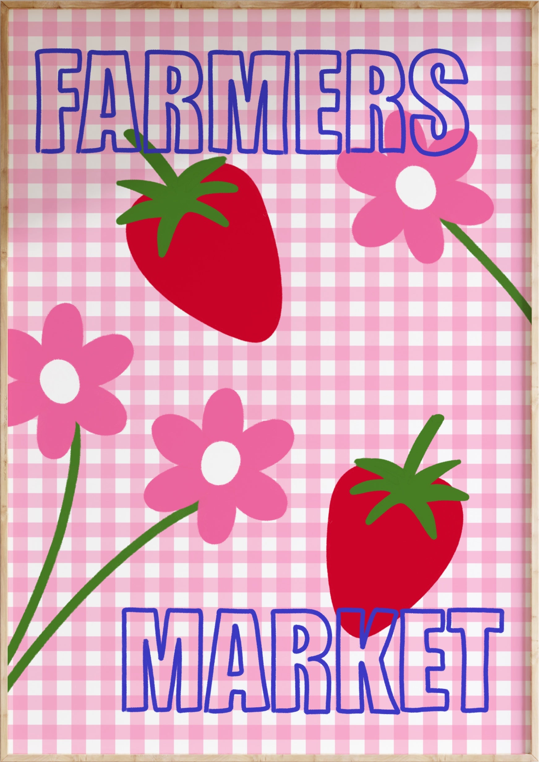 Farmers Market Art Print